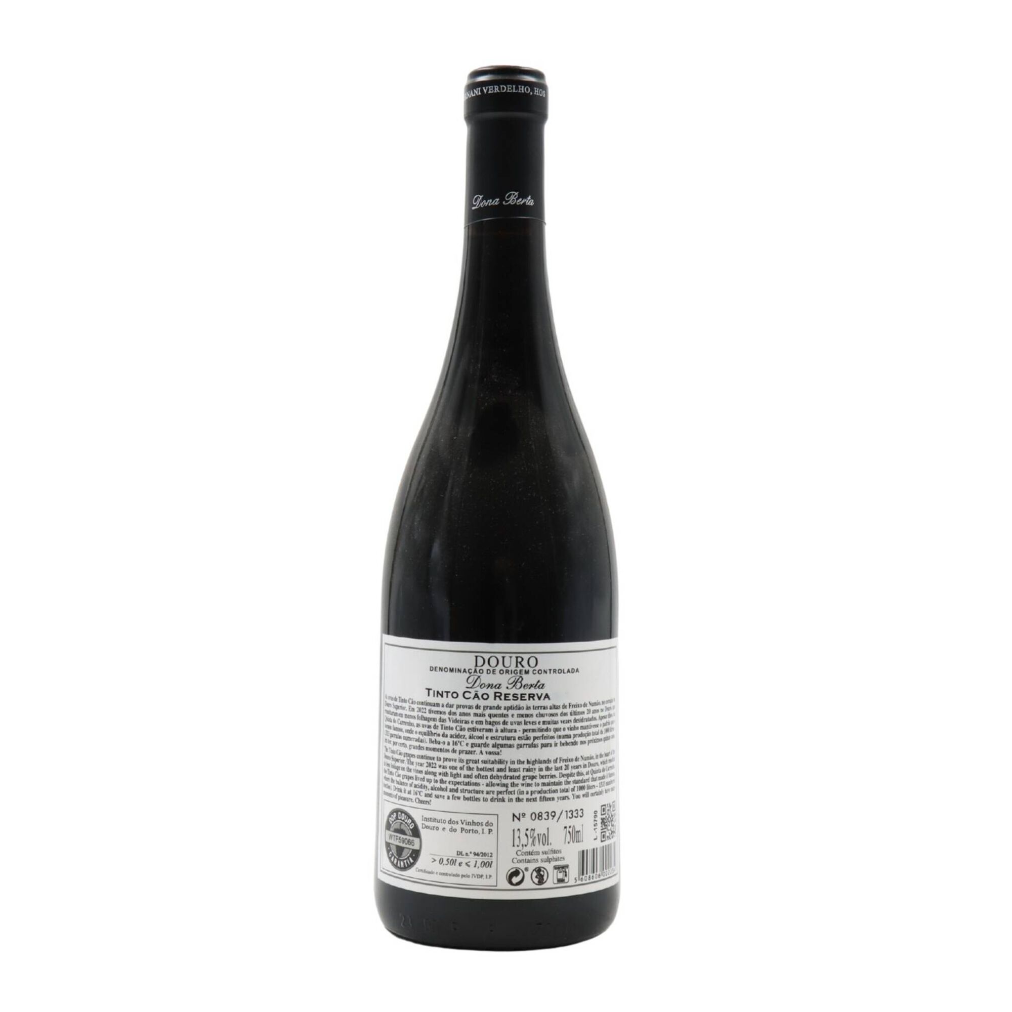 Dona Berta Vinho Tinto C&atilde;o Reserva Douro Vinho Tinto