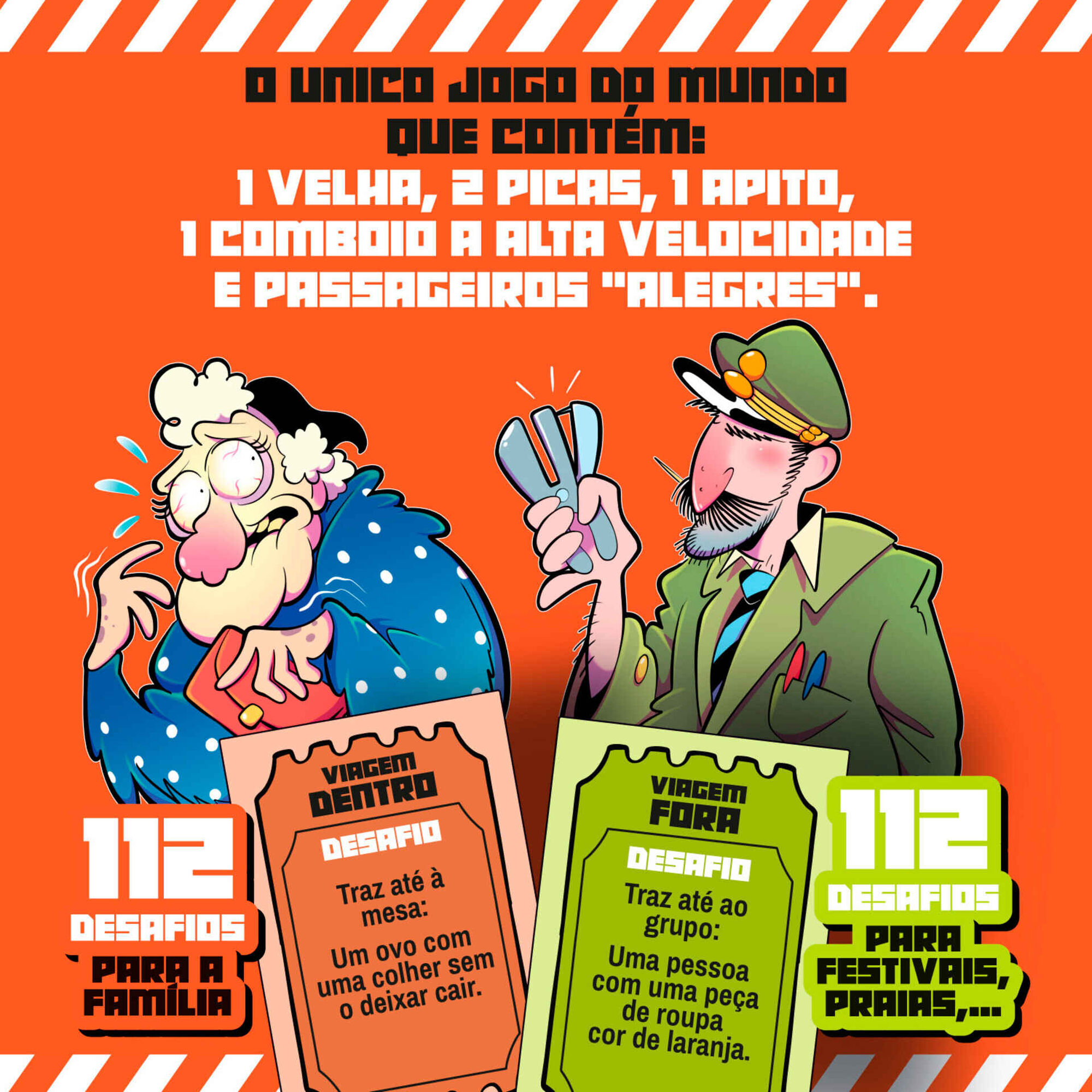 Creative Toys - Jogo Vai uma Velha Fora do Comboio