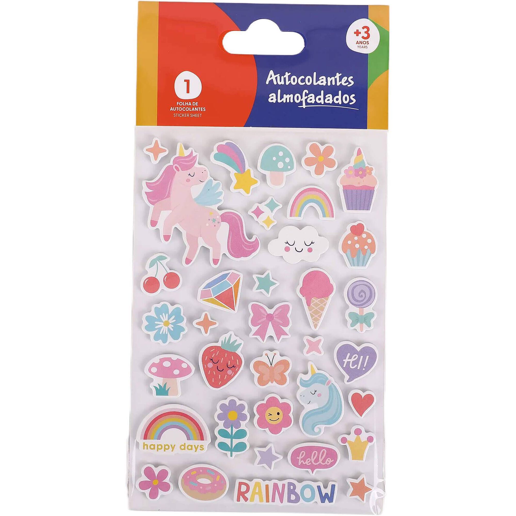 Conjunto de Autocolates Almofadados (v&aacute;rios modelos) Pintura