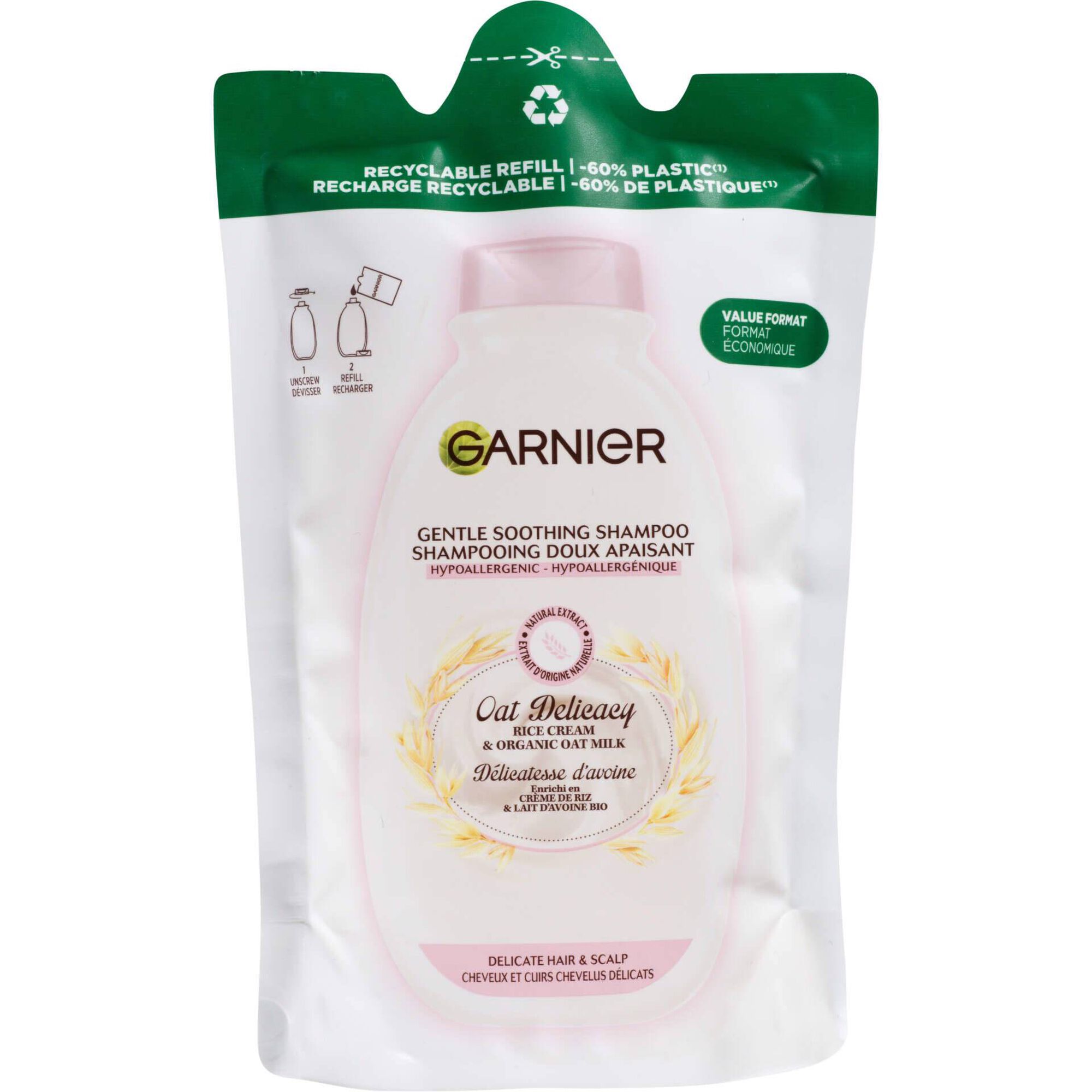 Champô Ultra Suave Delicadeza de Aveia Refill