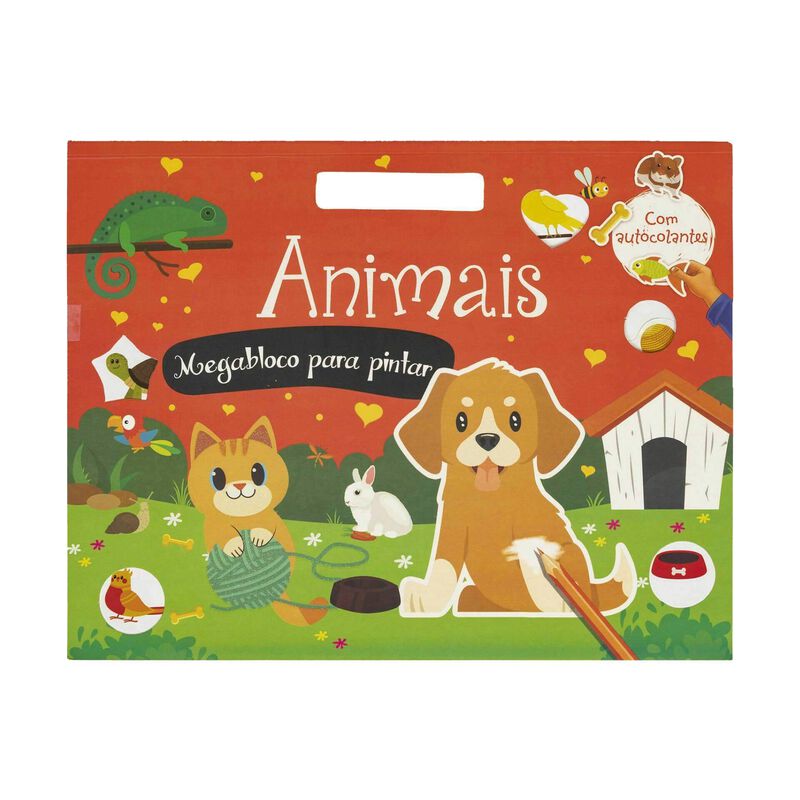 Megabloco para Pintar - Animais de Porto Editora