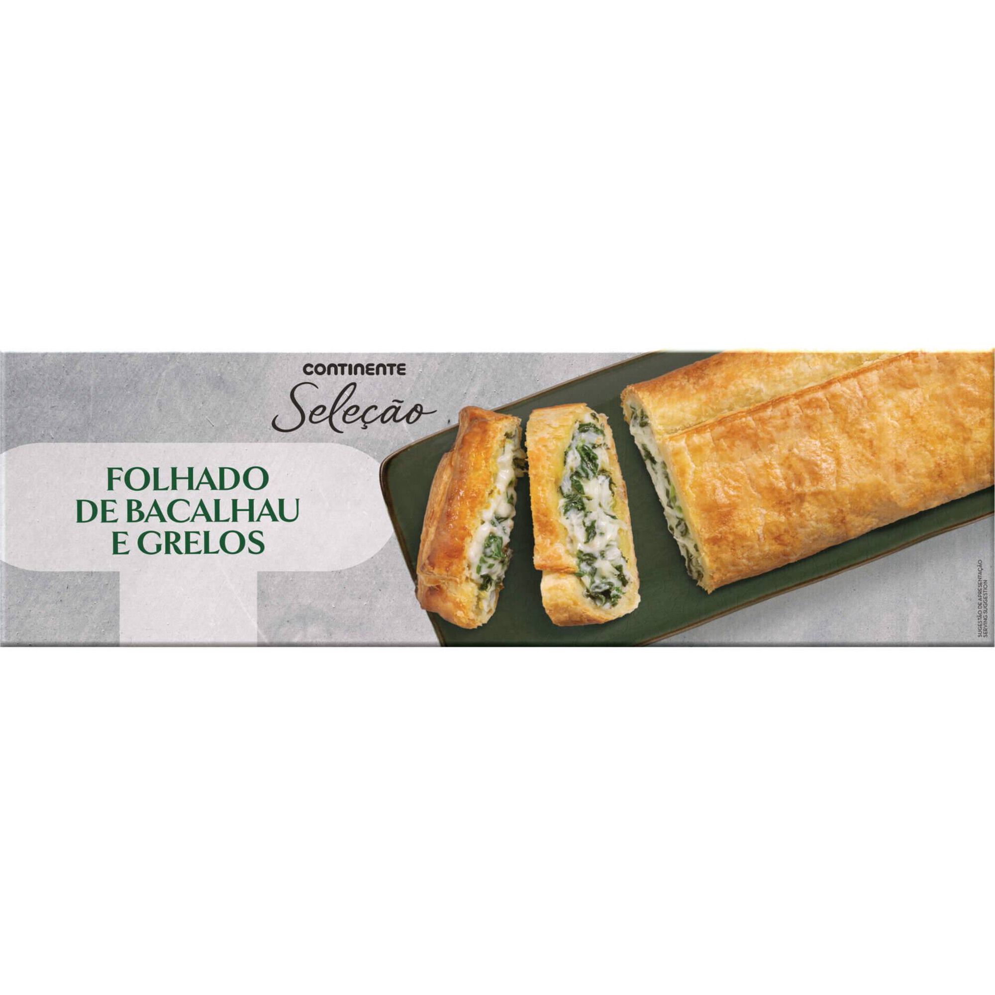 Folhado de Bacalhau e Grelos Continente Sele&ccedil;&atilde;o