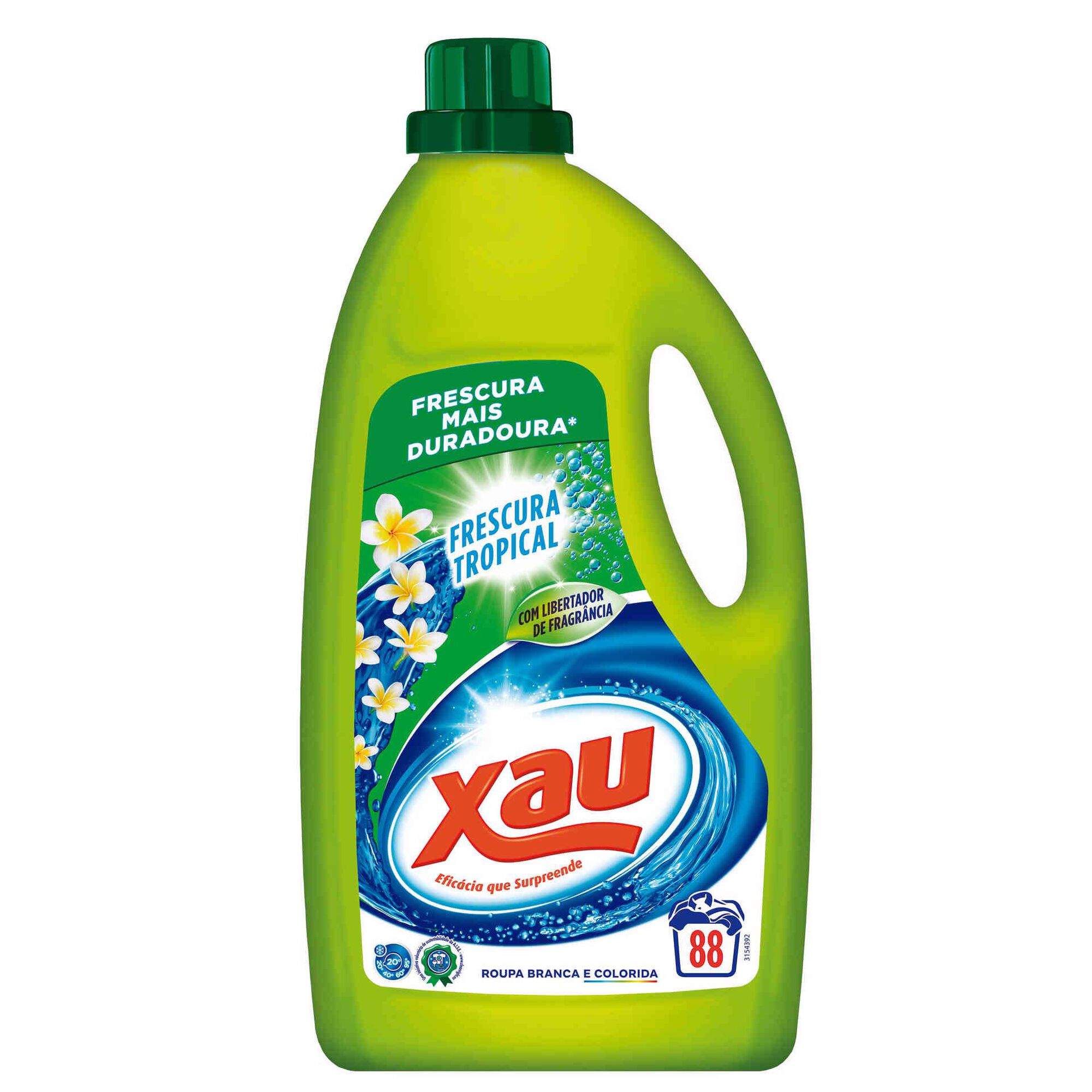 Detergente Máquina Roupa Líquido Frescura Tropical Detergente Máquina Roupa Líquido Frescura Tropical