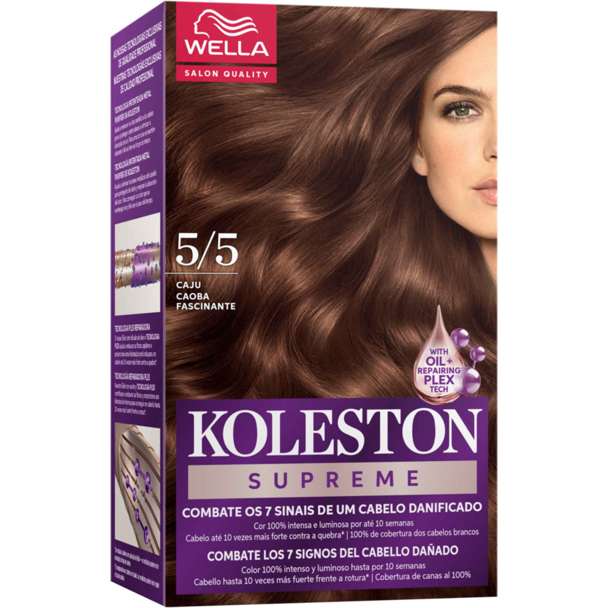 Colora&ccedil;&atilde;o Permanente Caju 5.5 Koleston