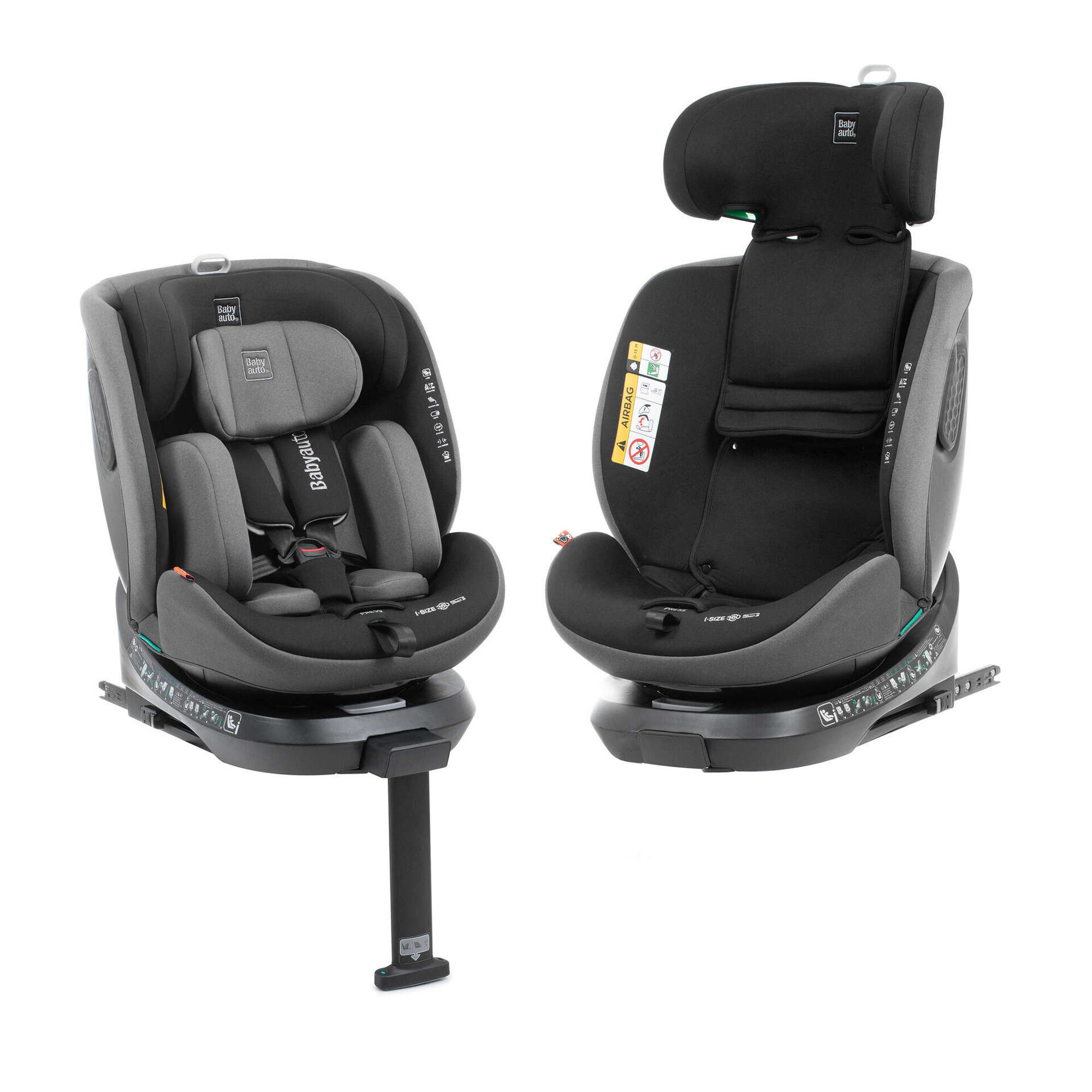 Cadeira Auto I-Size 40-150cm Isofix Rotativa Core