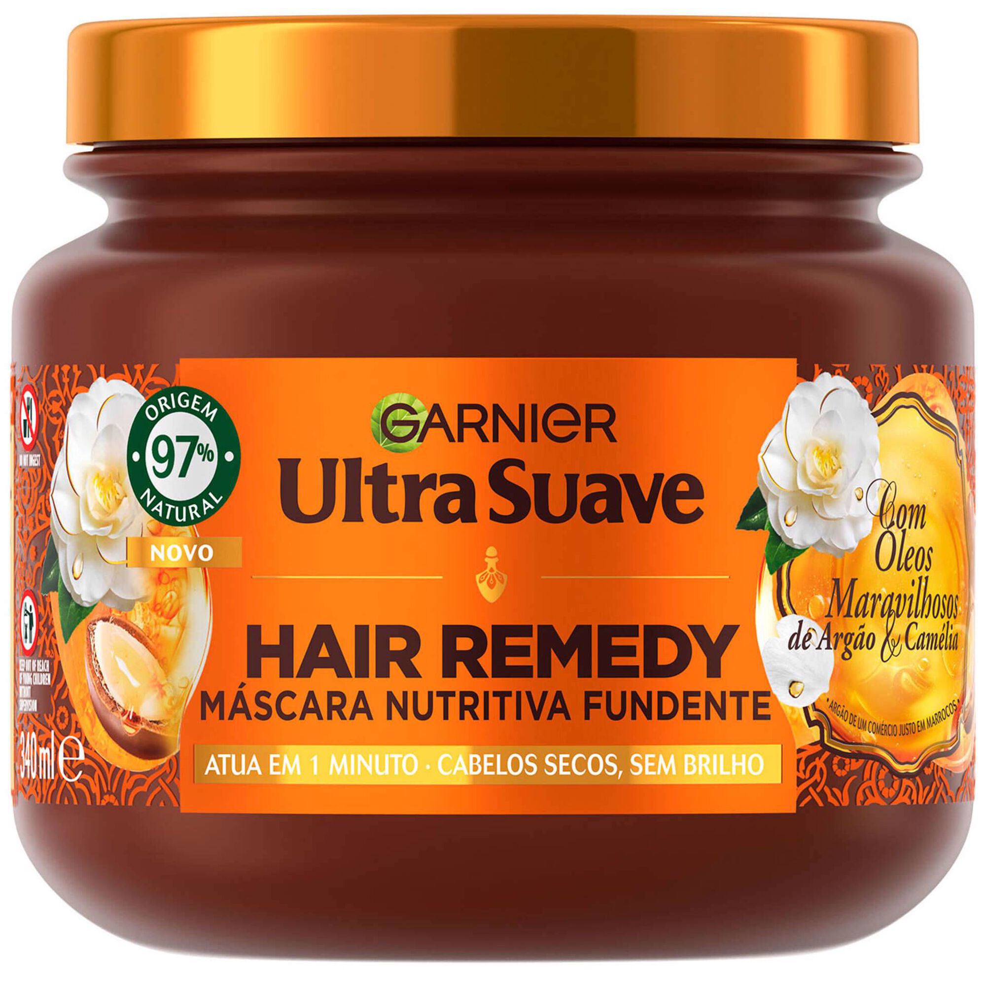 Máscara Cabelo Ultra Suave Óleos de Argão e Camélia