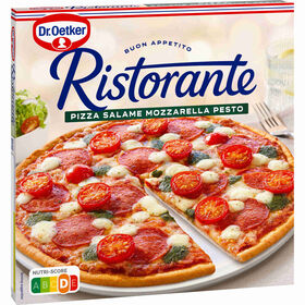 Pizza de Salame, Mozzarella e Pesto Ristorante