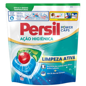 Detergente M&aacute;quina Roupa C&aacute;psulas Higiene Persil