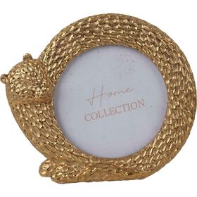 Moldura Redonda Dourada Tigre