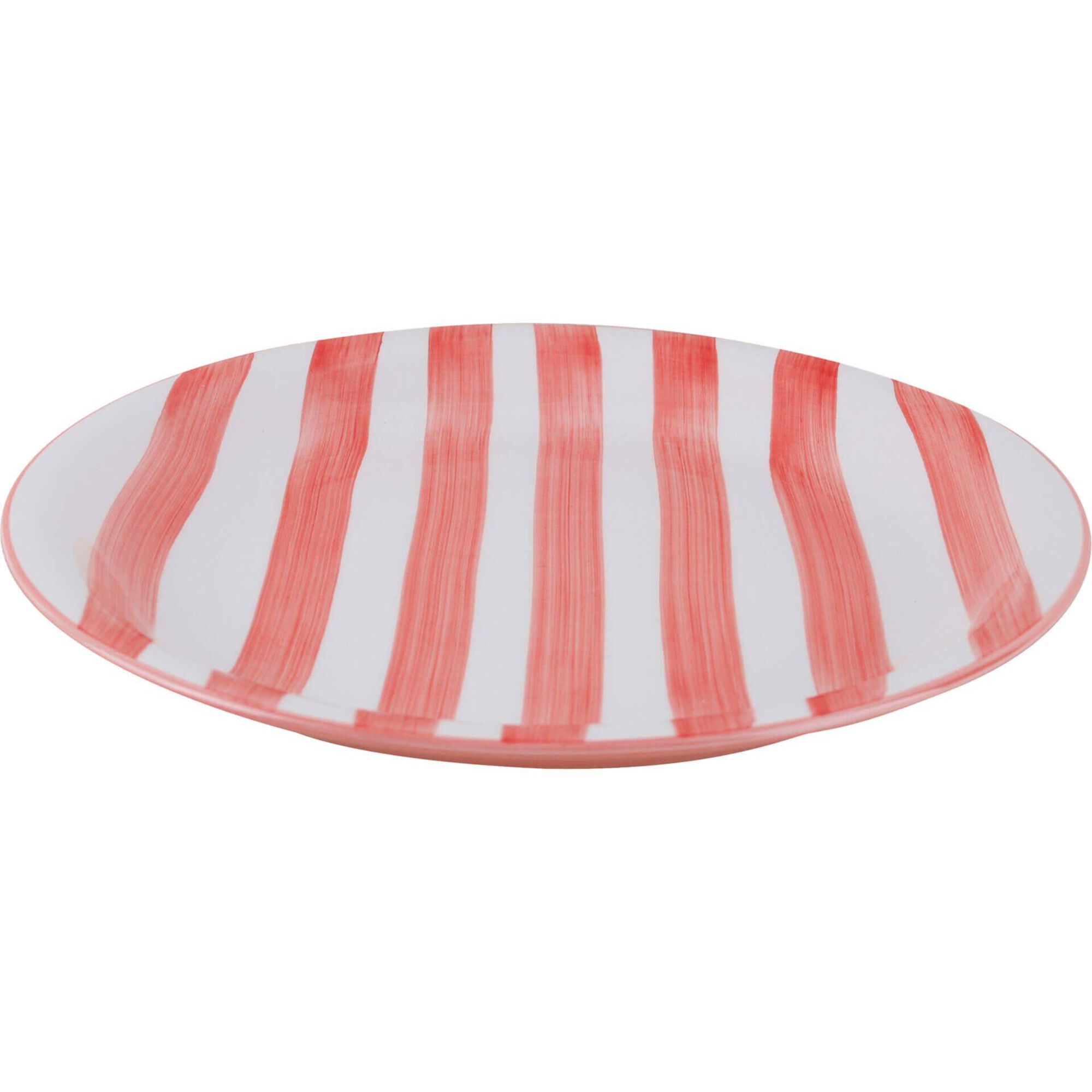 Prato Raso 27cm Riscas Rosa Kasa