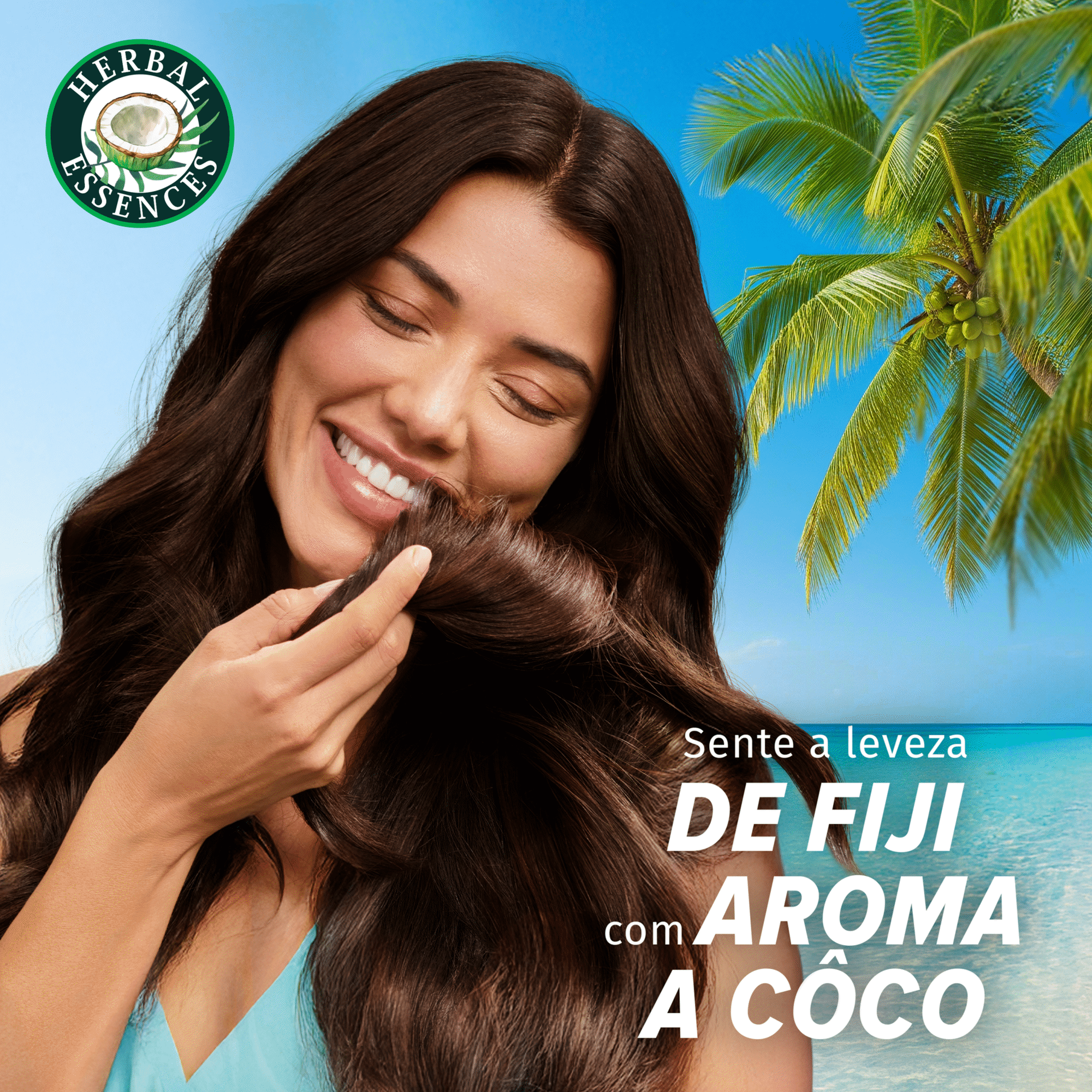 Condicionador Hidrata&ccedil;&atilde;o Leve Fiji Coco Herbal Essences