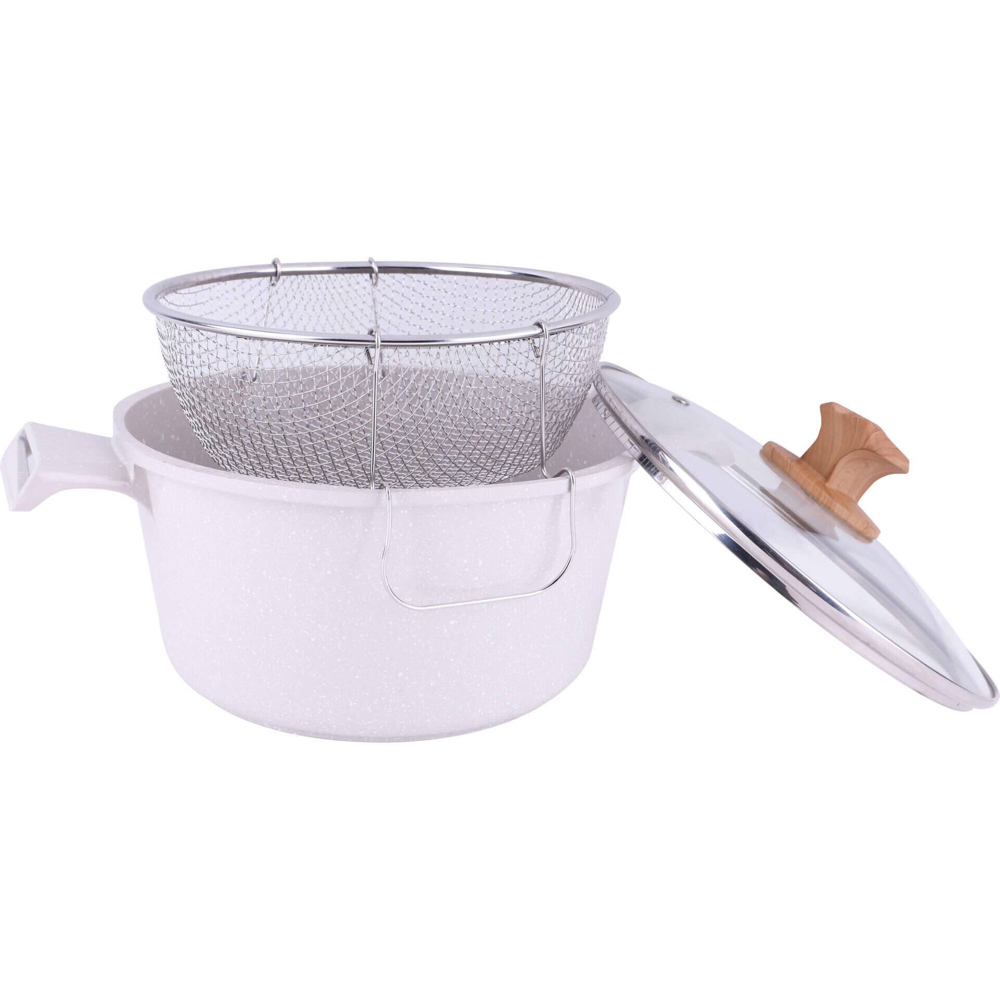 Trem Cozinha 8 Peças Alumínio Fundido Nature