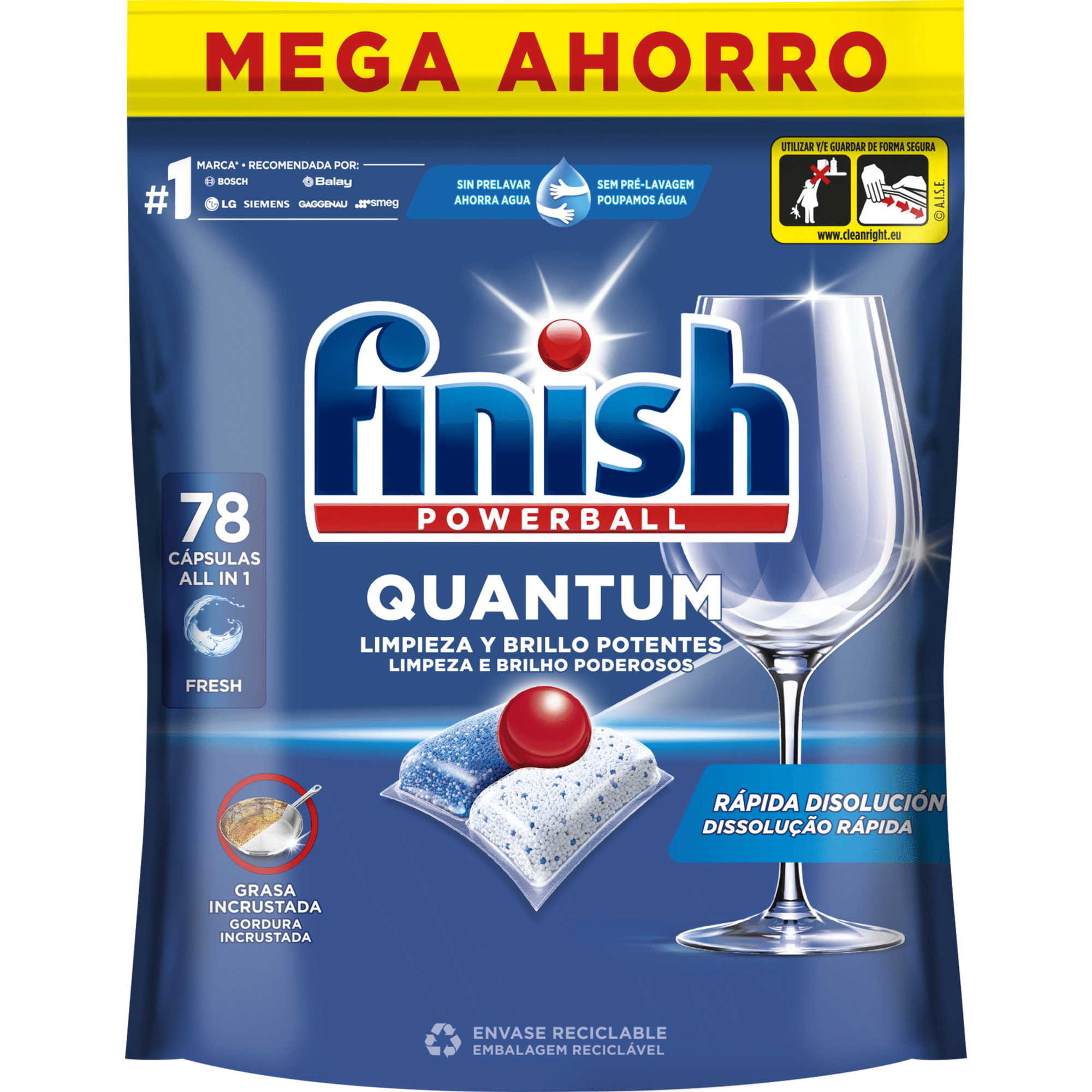 Detergente Máquina Loiça Pastilhas Quantum
