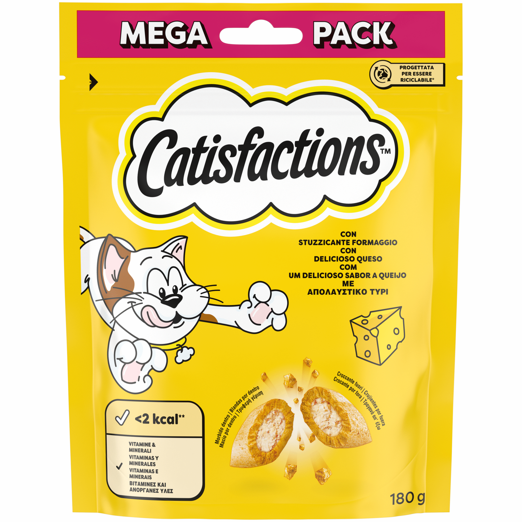Snack para Gato Maxipack Queijo