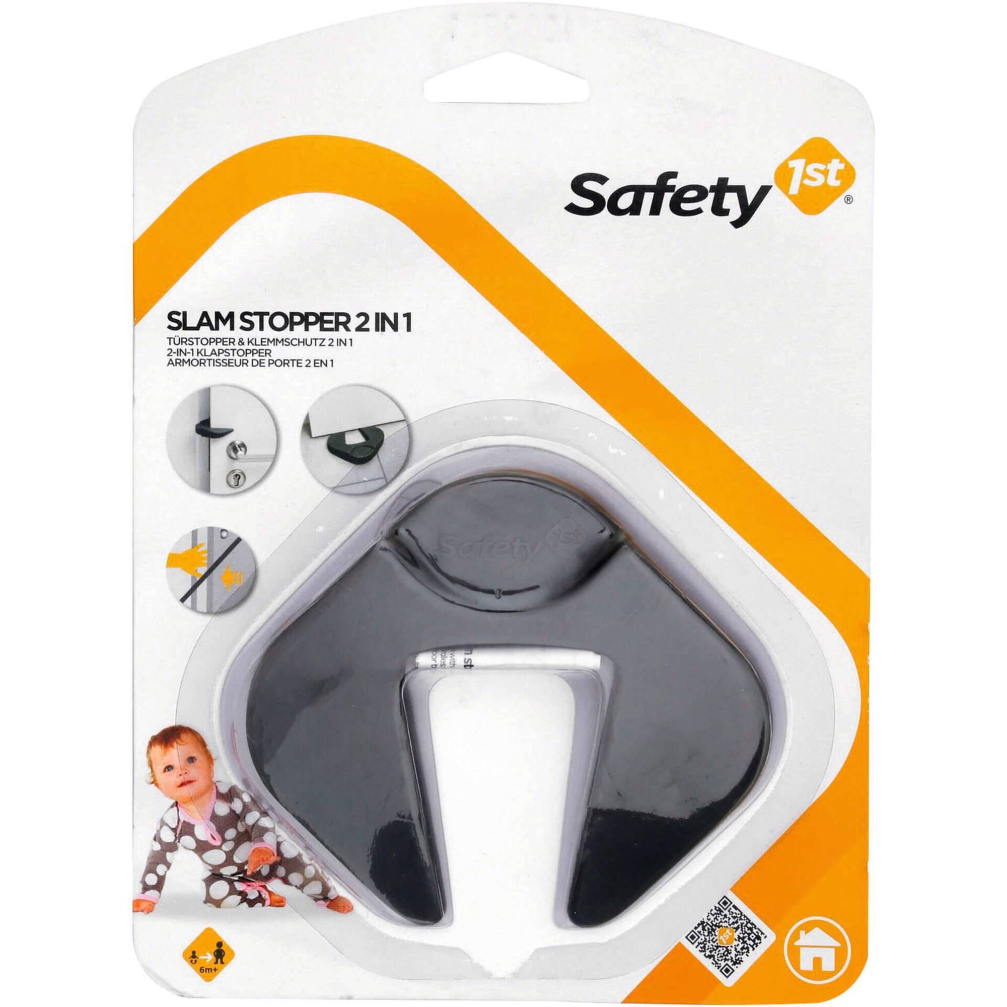 Protetor para Portas 2 em 1 Preto