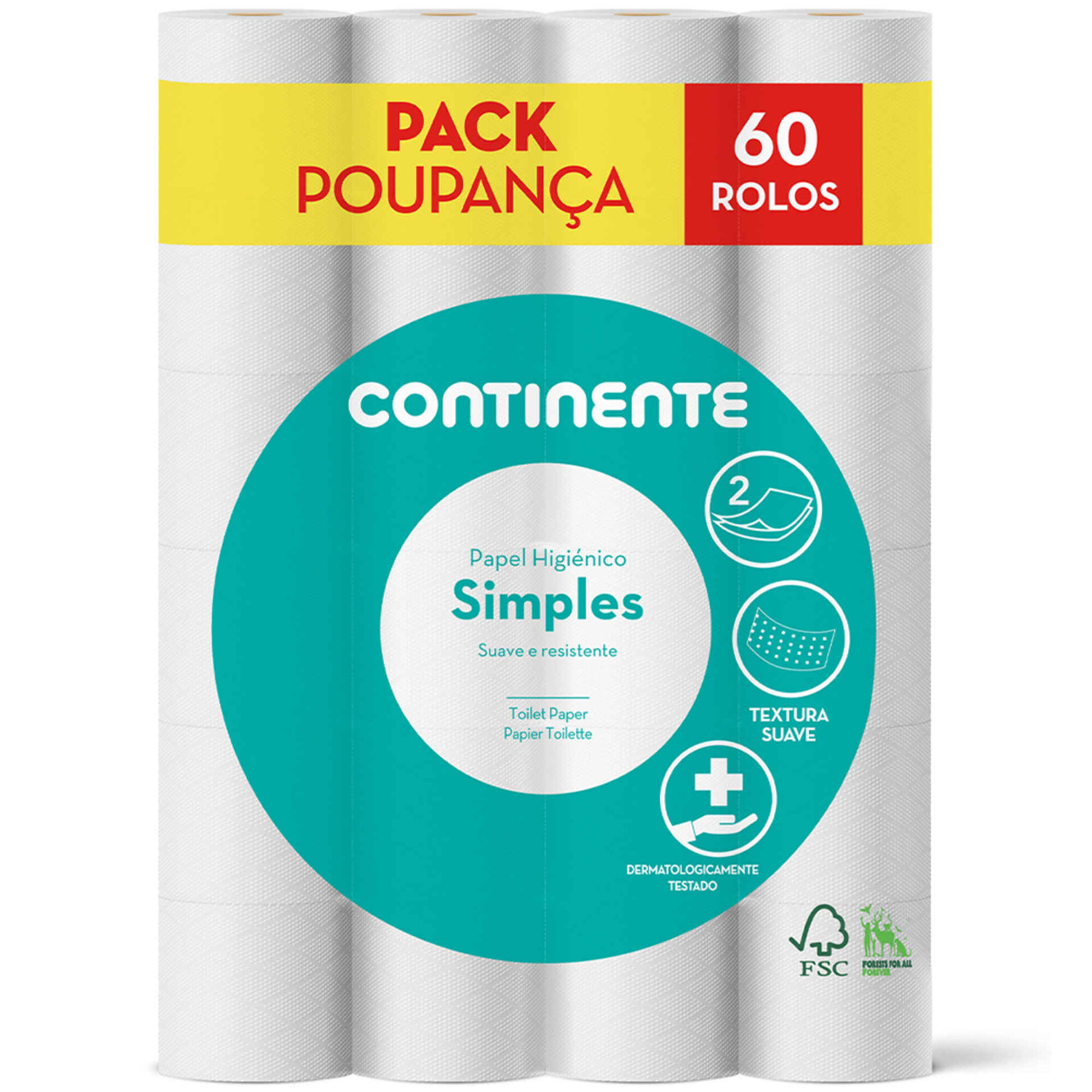 Papel Higiénico 2 Folhas Pack Poupança