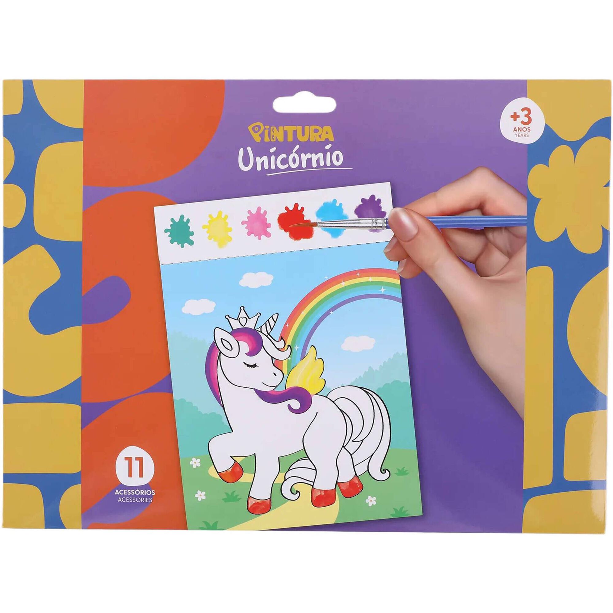 Kit de  com Aguarelas (v&aacute;rios modelos) Pintura