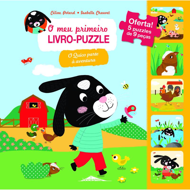 O Meu Primeiro Livro-puzzle - O Quico Parte à Aventura de Céline Potard