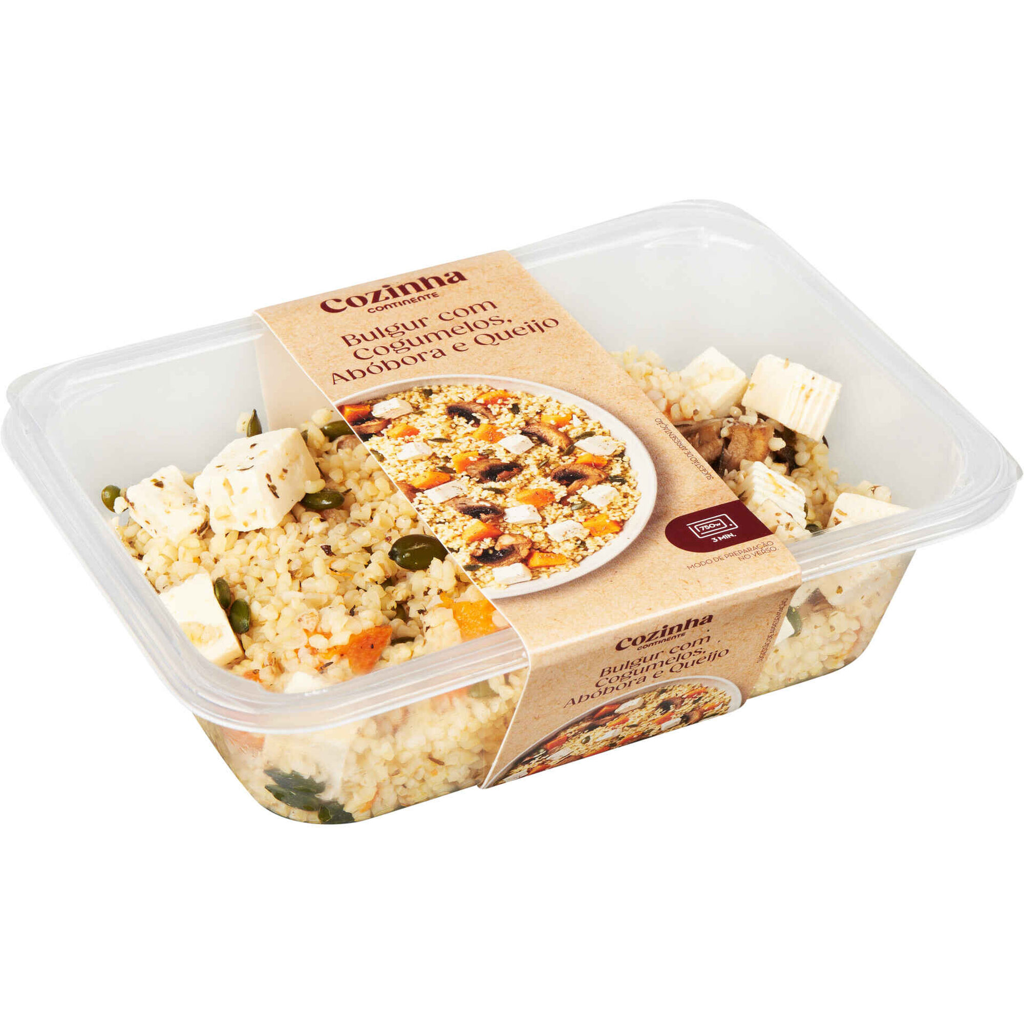 Bulgur com Cogumelos e Ab&oacute;bora Cozinha Continente