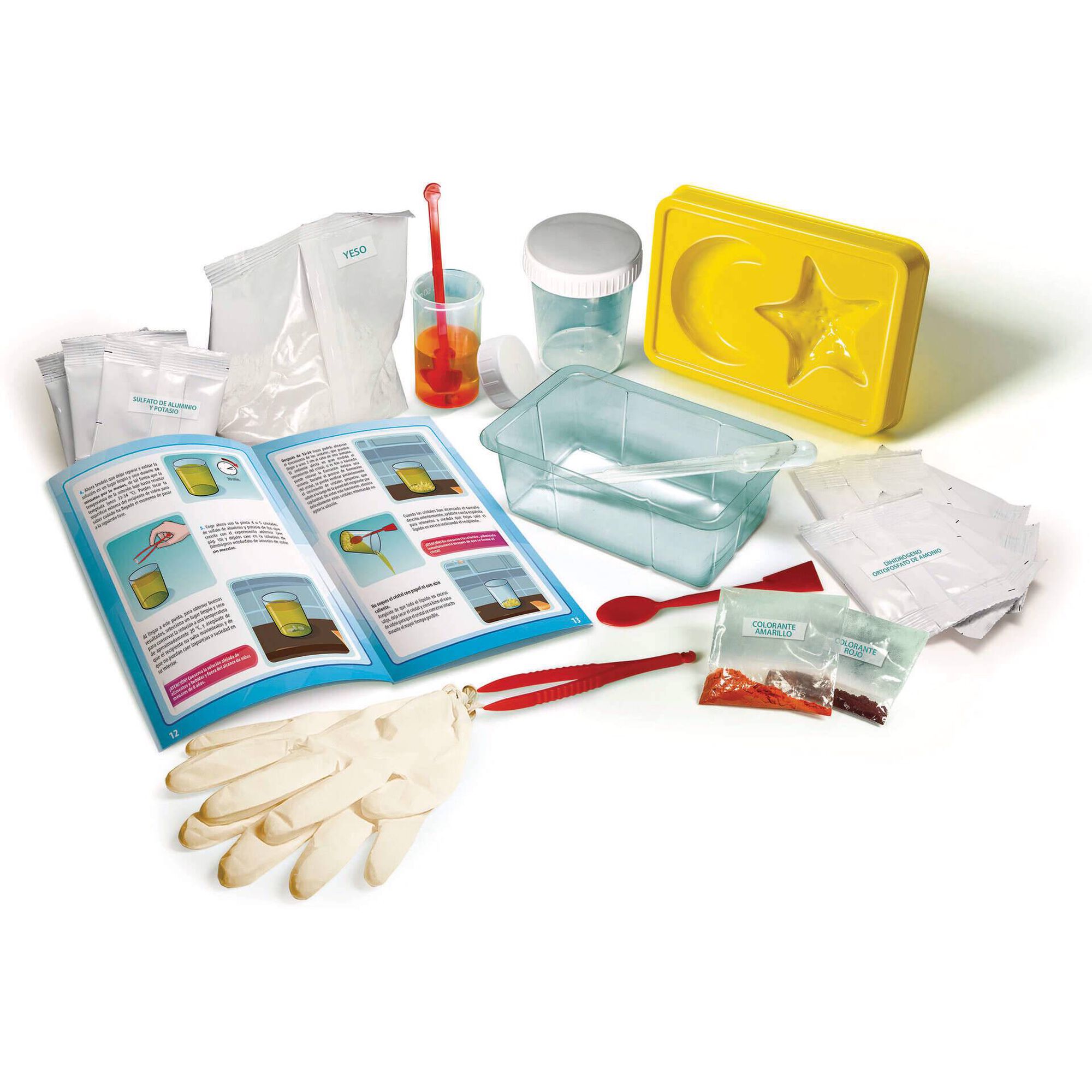 Clementoni - Kit Ci&ecirc;ncia & Jogo Cria os Teus Cristais