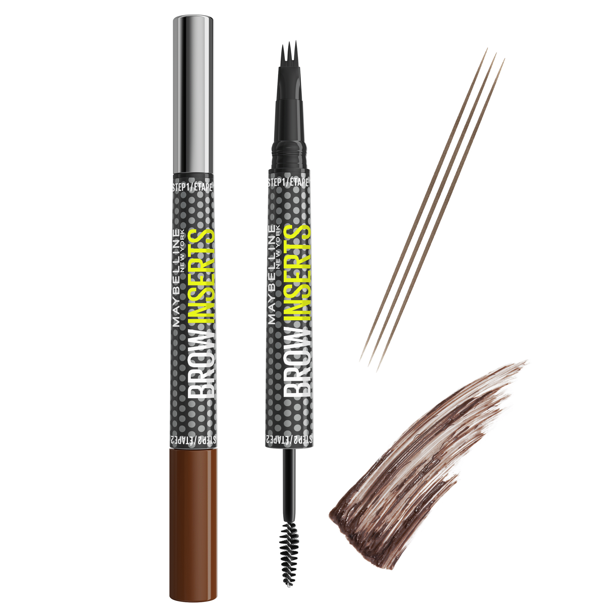 M&aacute;scara de Sobrancelhas Brow Insert 4 Medium Brown Maybelline New York