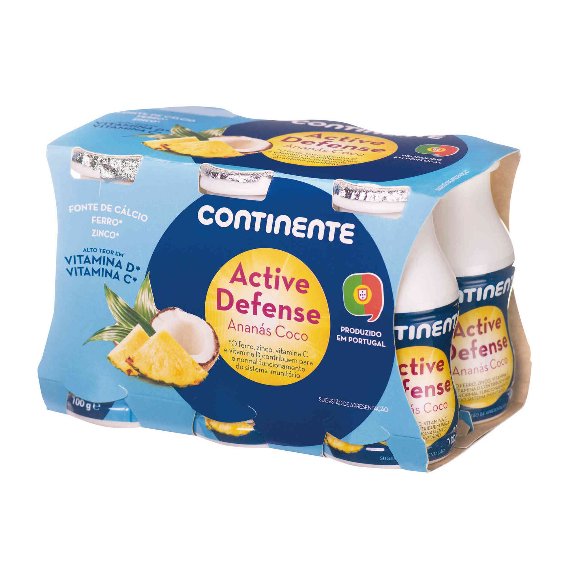 Iogurte Líquido Active Defense Ananás e Coco Iogurte Líquido Active Defense Ananás e Coco