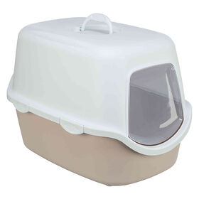 Caixa de Areia para Gato Vico Bege e Branco Trixie