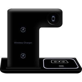 Suporte e Carregador Wireless 3 em 1 Bazar&atilde;o
