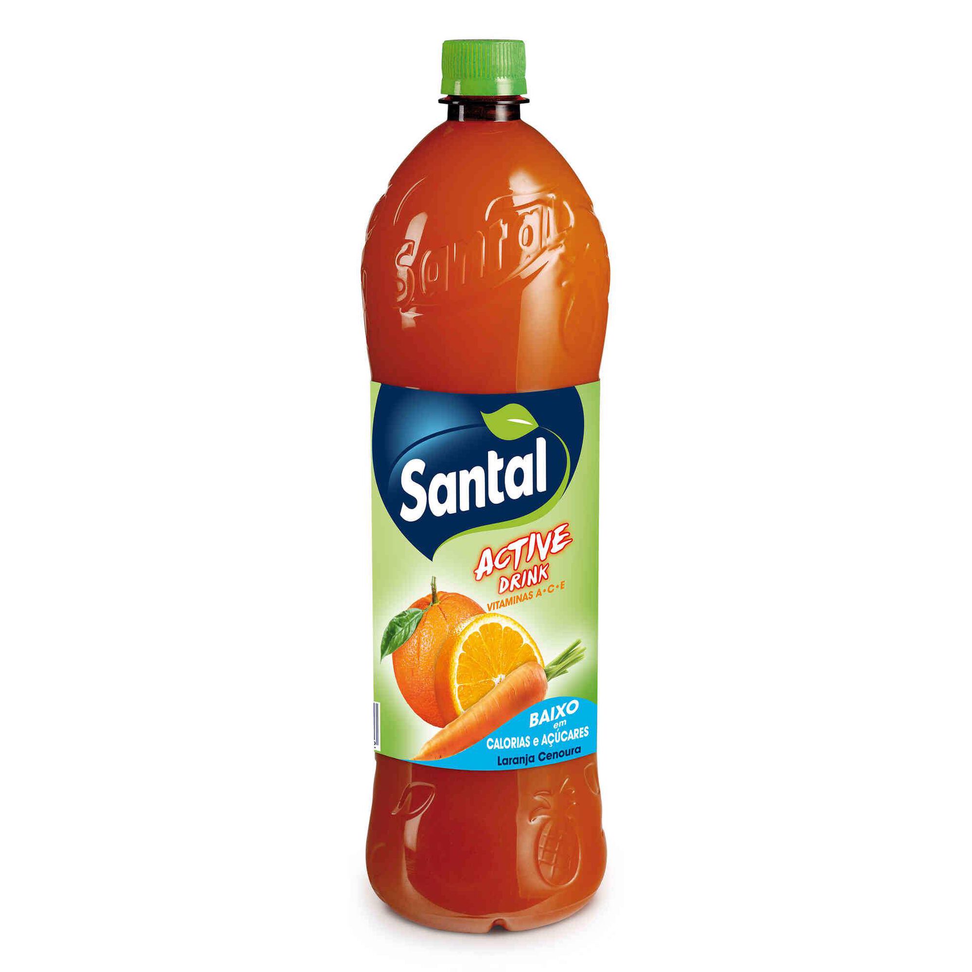 Refrigerante sem Gás Laranja e Cenoura Baixo em Açúcares