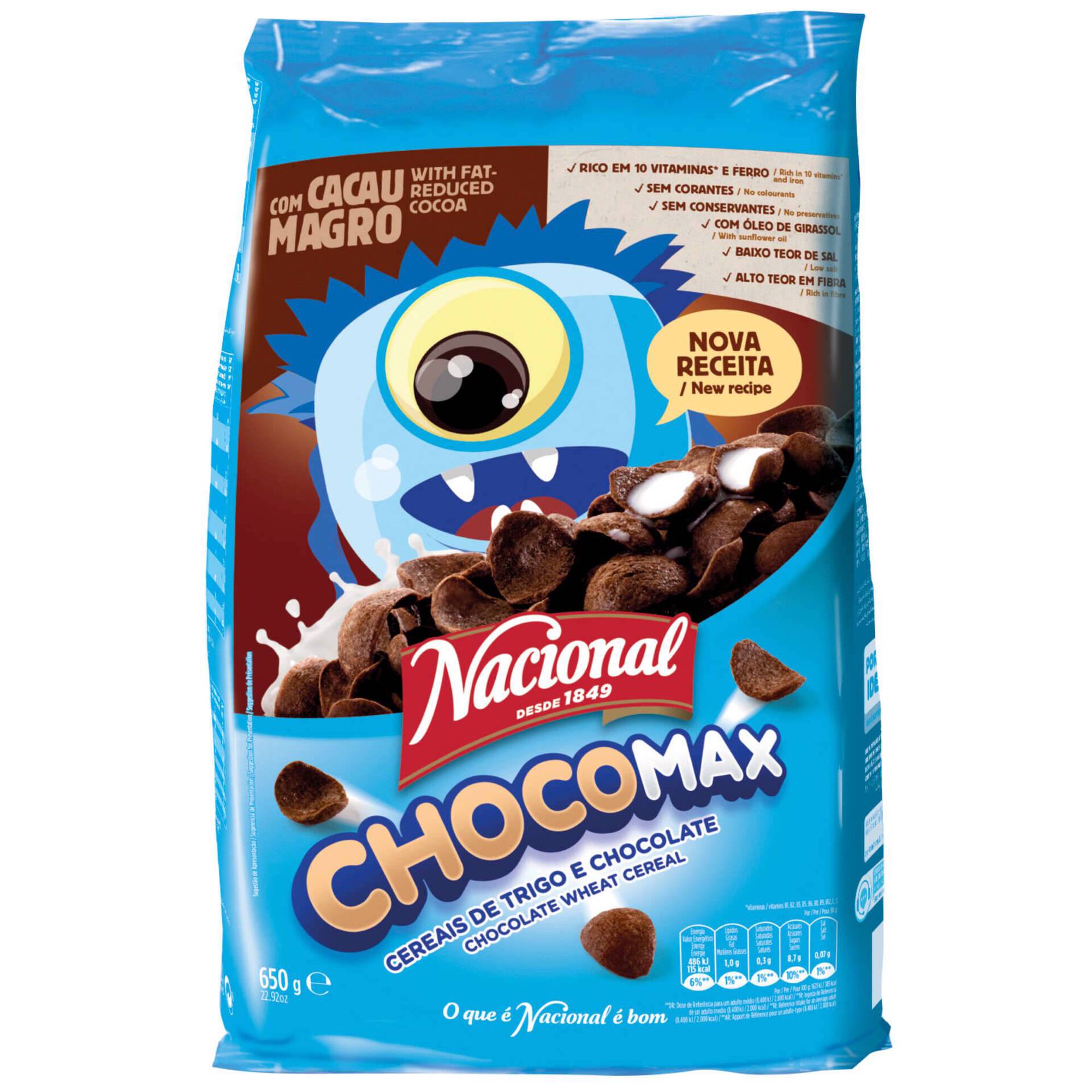 Cereais com Chocolate Chocomax