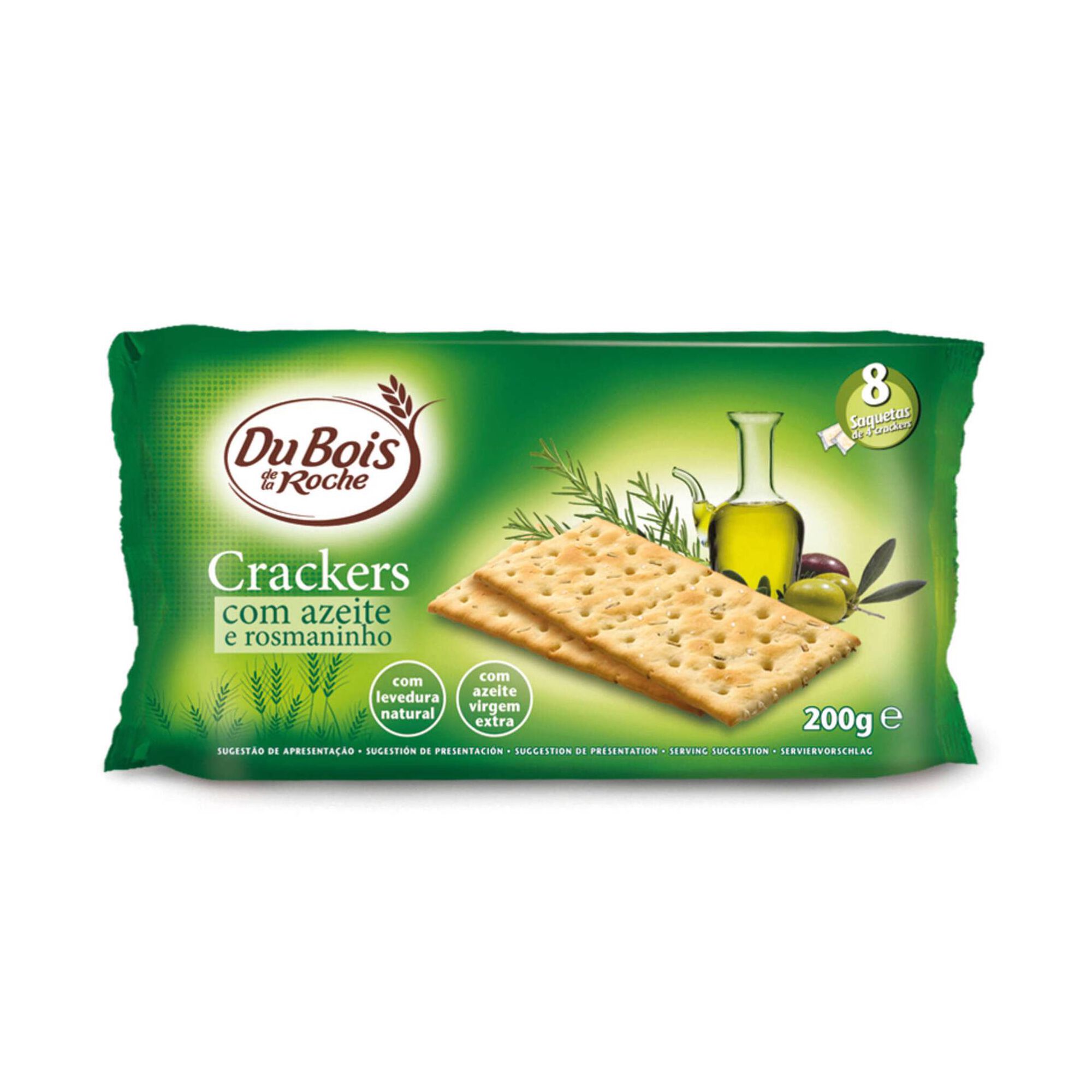 Bolachas Crackers Azeite e Rosmaninho