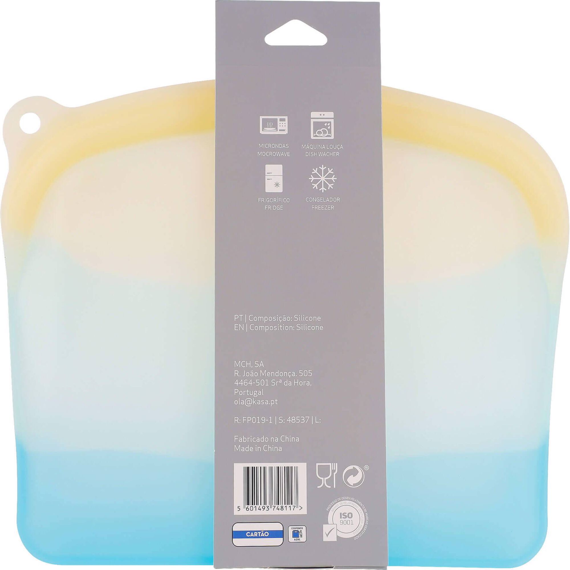 Saco Lanche em Silicone 1200ml Colors Kasa