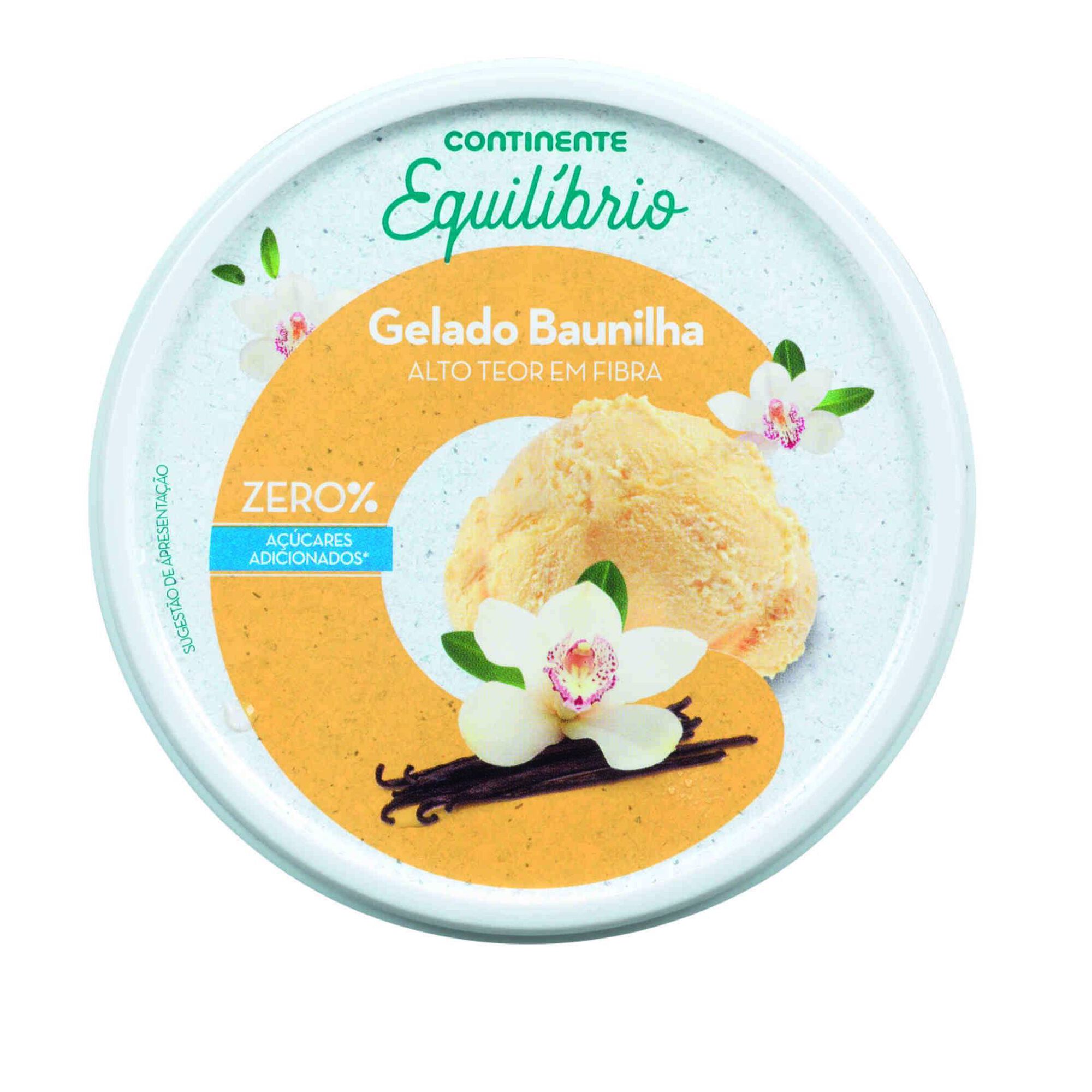 Gelado Baunilha sem Açúcar