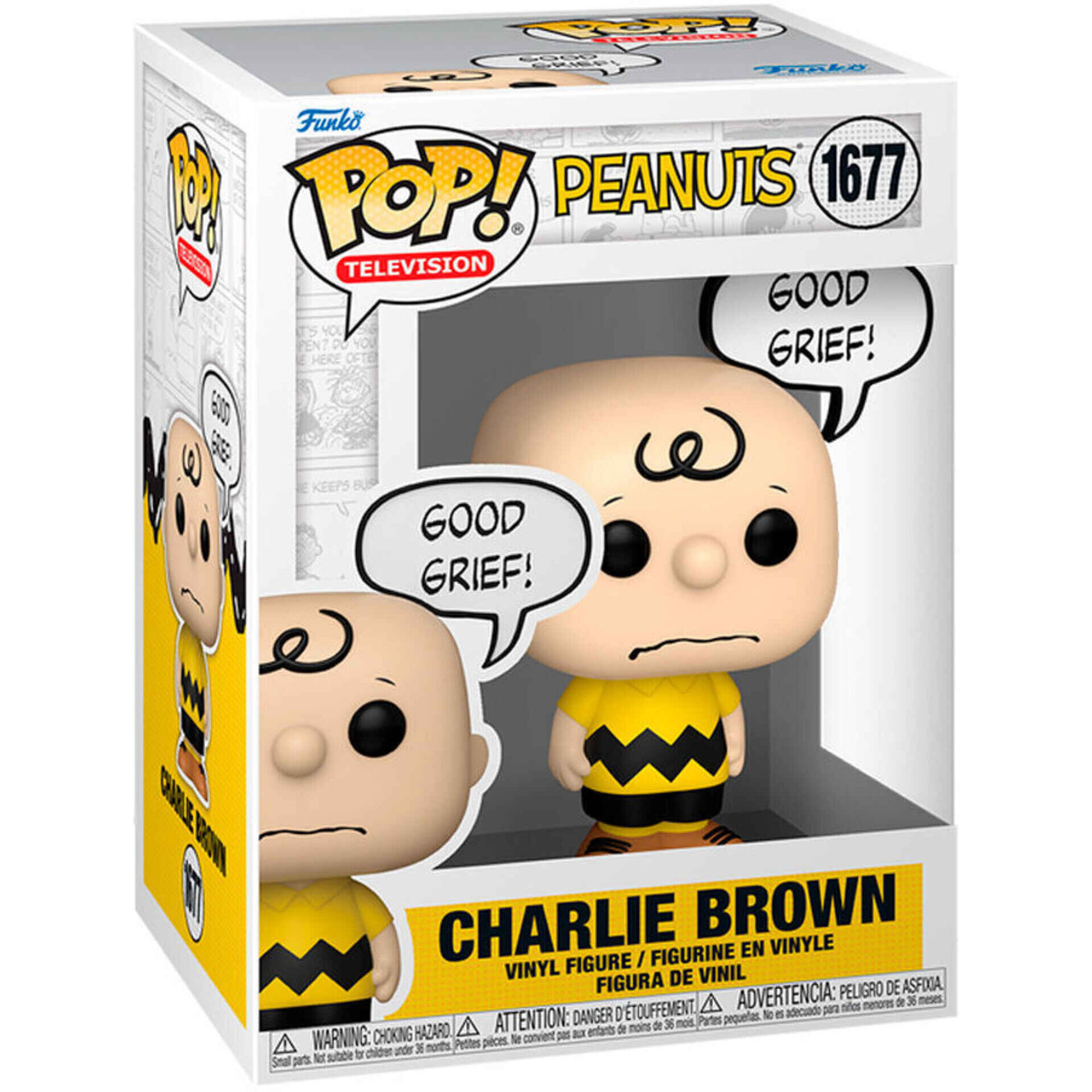 Figura Peanuts S7 - Charlie Brown (Ghost Game)