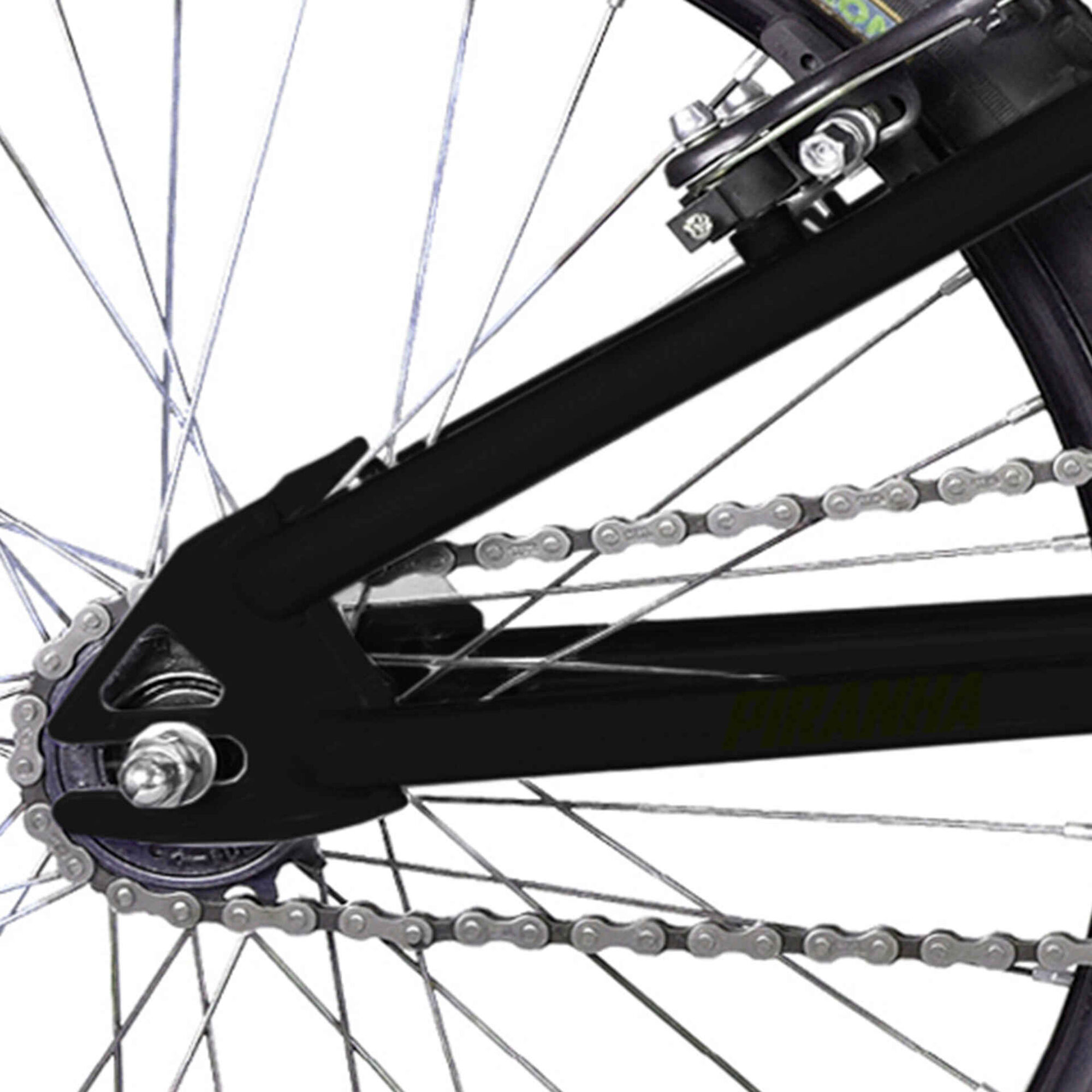 Bicicleta Júnior Roda 20" 7-9 Anos Preta