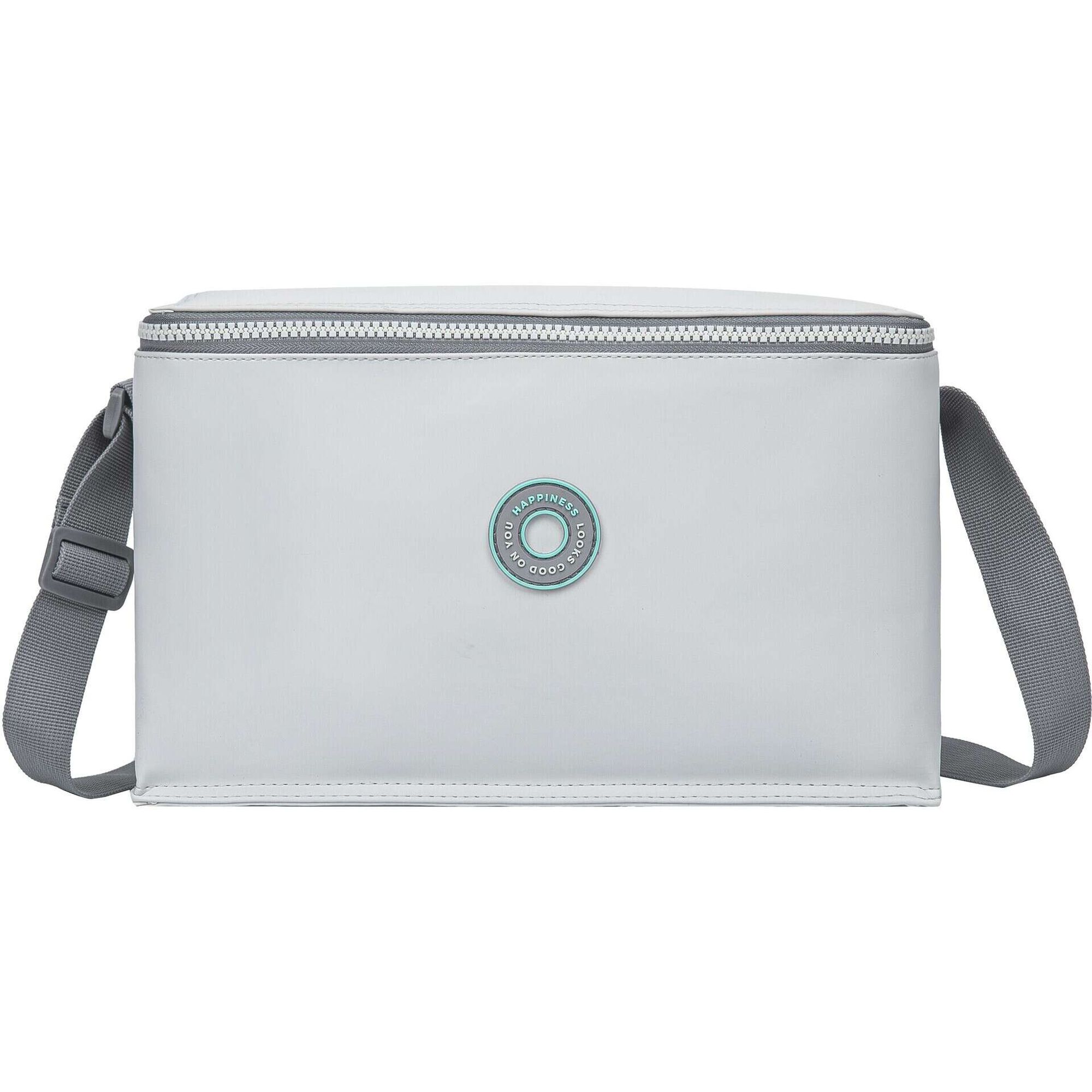 Lancheira 9L Happiness Cinza Kasa