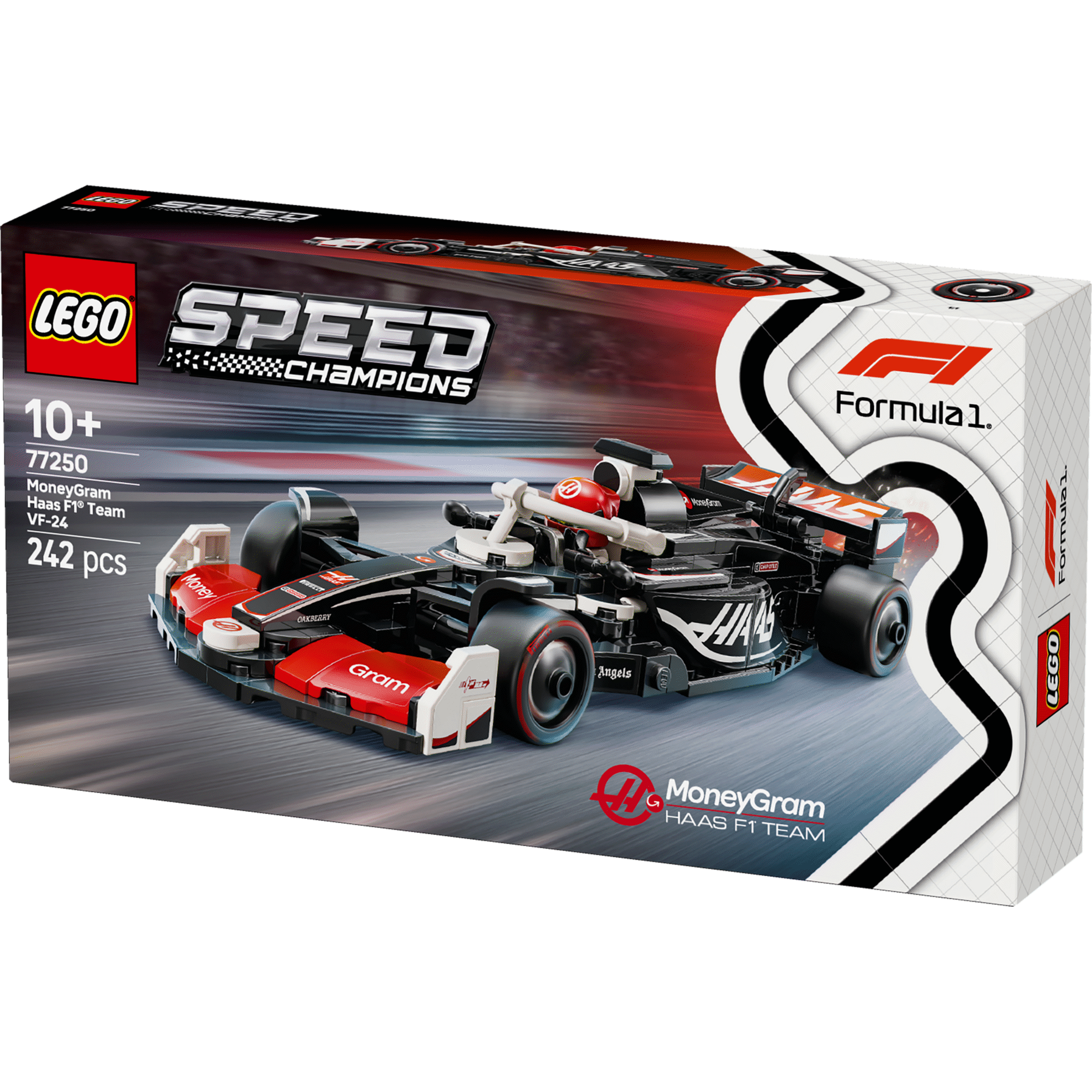 LEGO Speed Champions - Carro de Corrida MoneyGram Haas F1 Team VF-24 - 77250