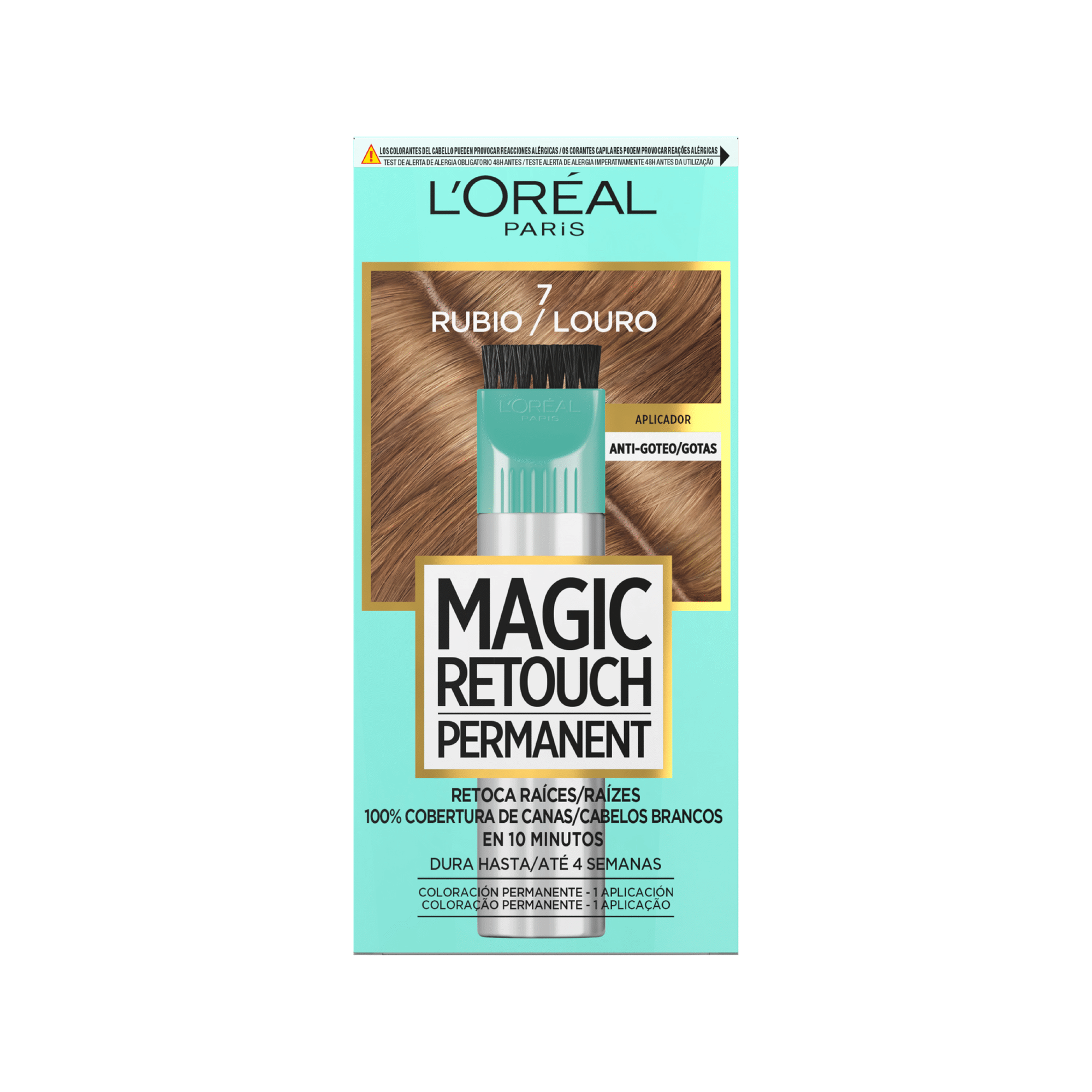Colora&ccedil;&atilde;o Permanente Louro 7 L'Or&eacute;al Paris Magic Retouch