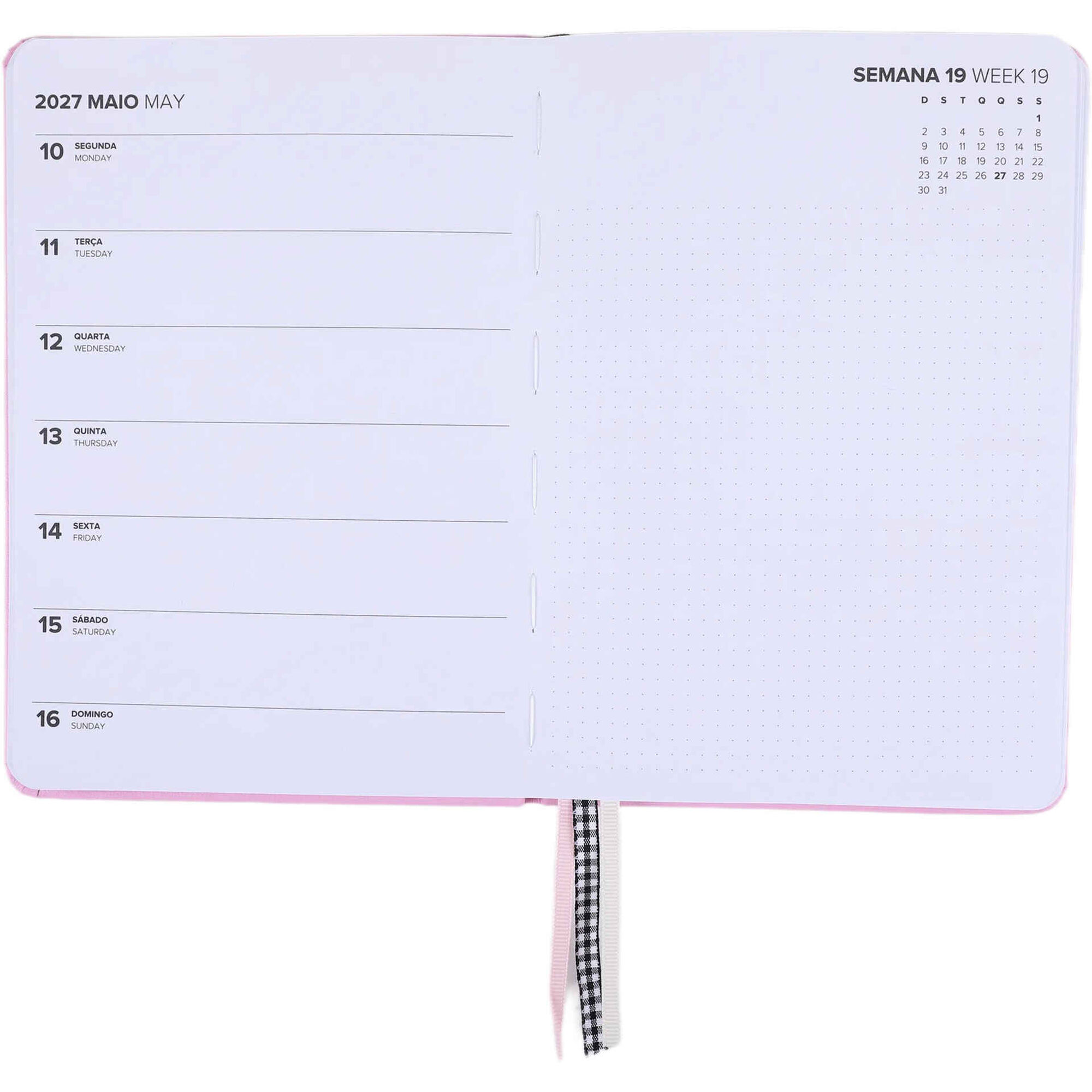 Agenda Semanal 2027 A5 Calm (v&aacute;rias cores) Note!