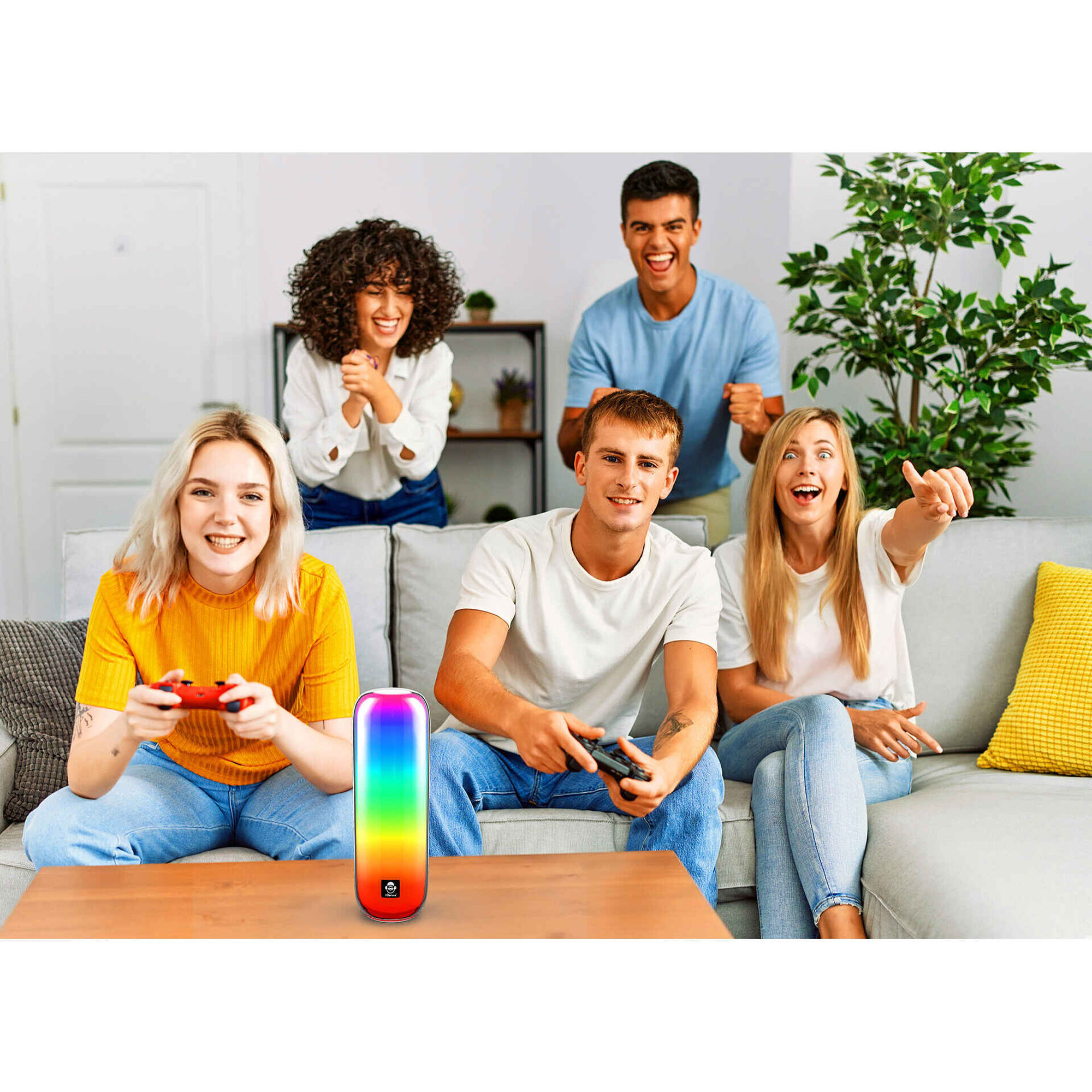 iDance - Coluna Bluetooth com Luzes Disco e MP3