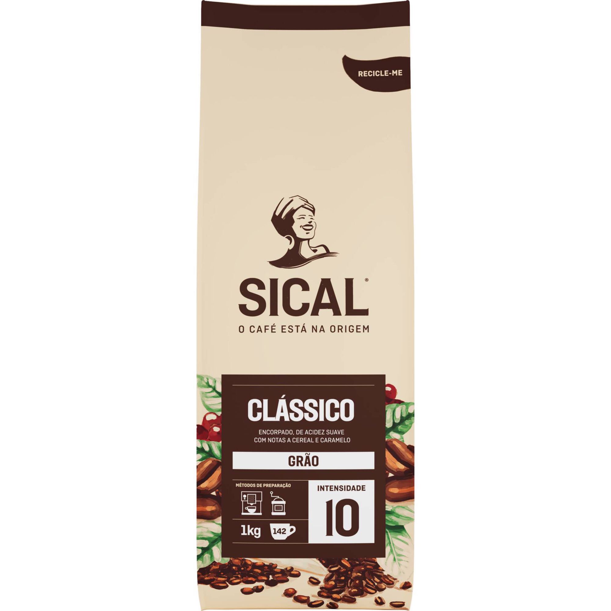 Caf&eacute; em Gr&atilde;o Torrado 5 Estrelas Lote Cl&aacute;ssico Int 10 Sical