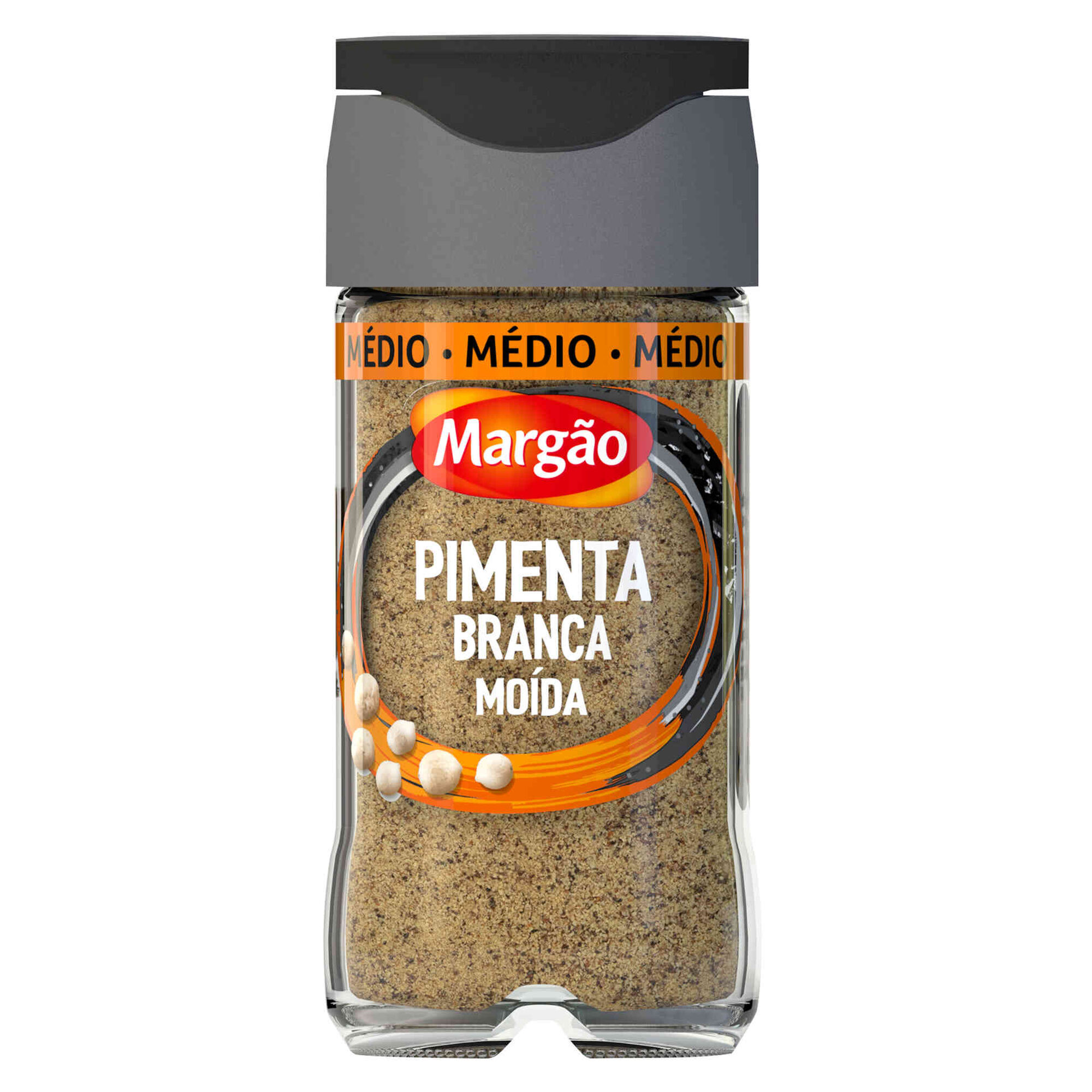 Pimenta Branca Moída em Frasco