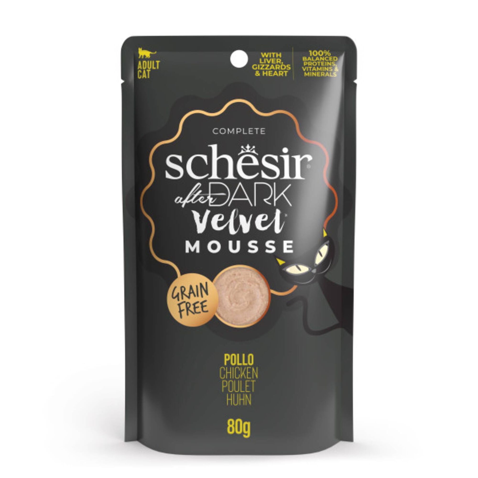 Comida H&uacute;mida para Gato Dark Mousse Frango Schesir