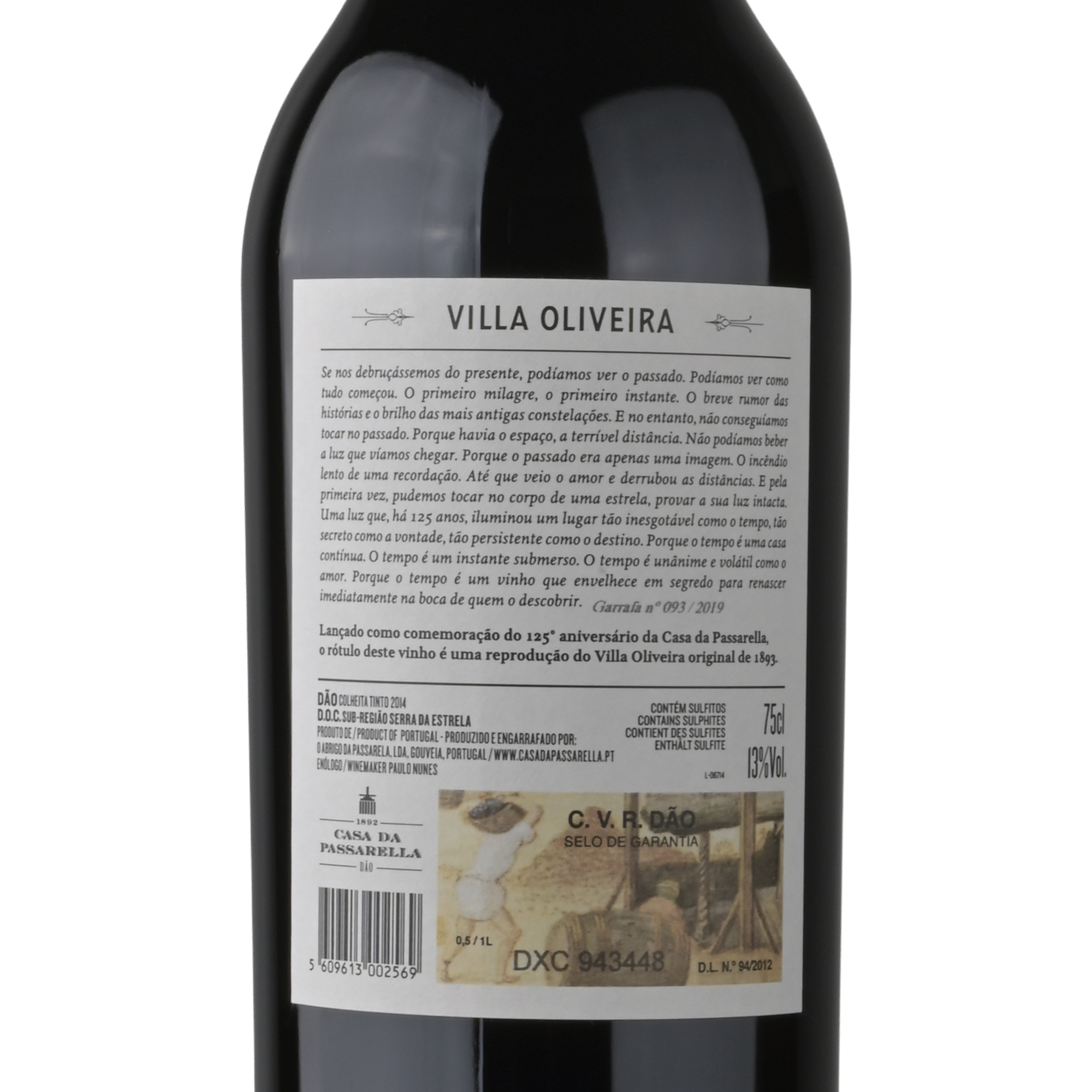 Casa da Passarella Villa Oliveira D&atilde;o Vinho Tinto