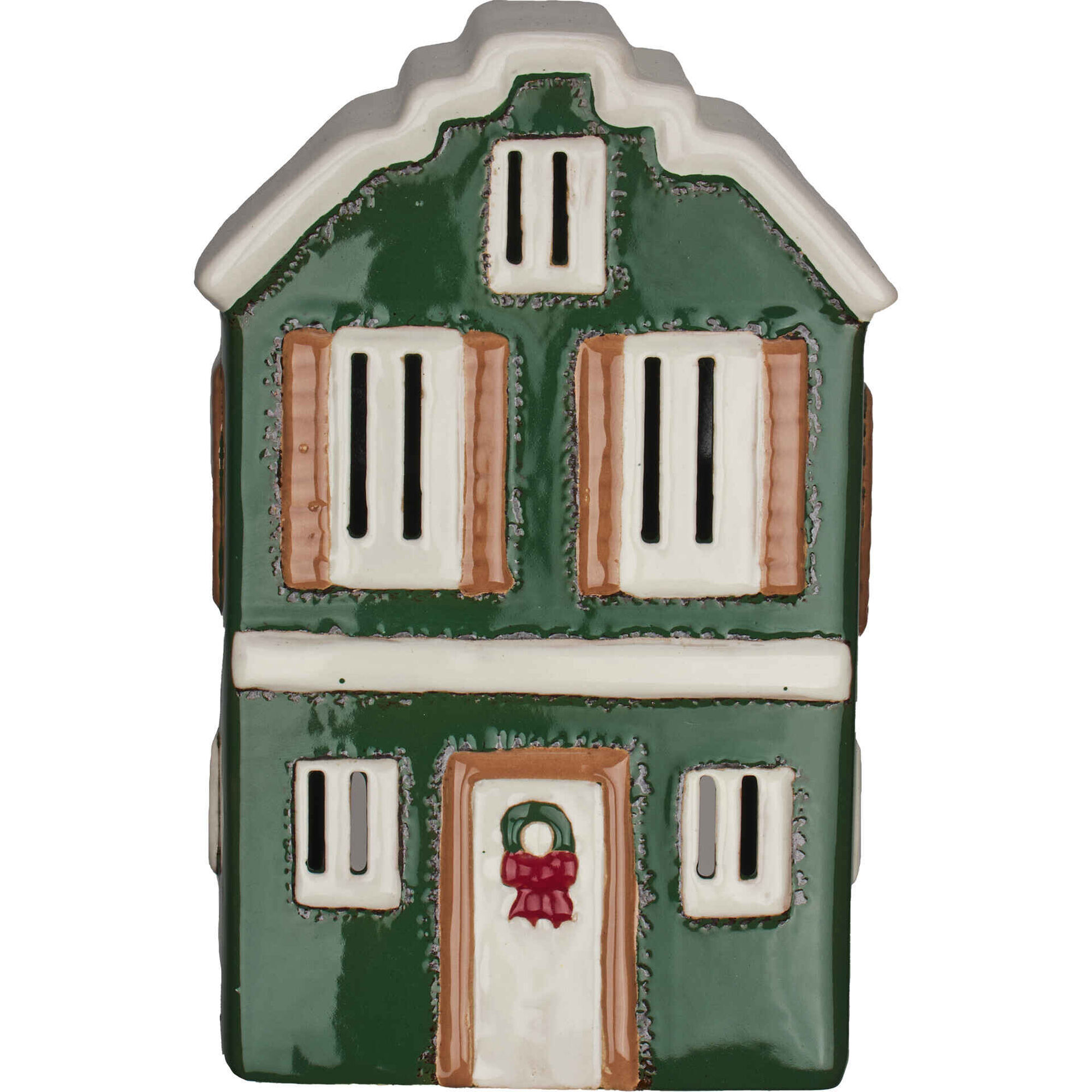 Casa Cerâmica 20cm Verde
