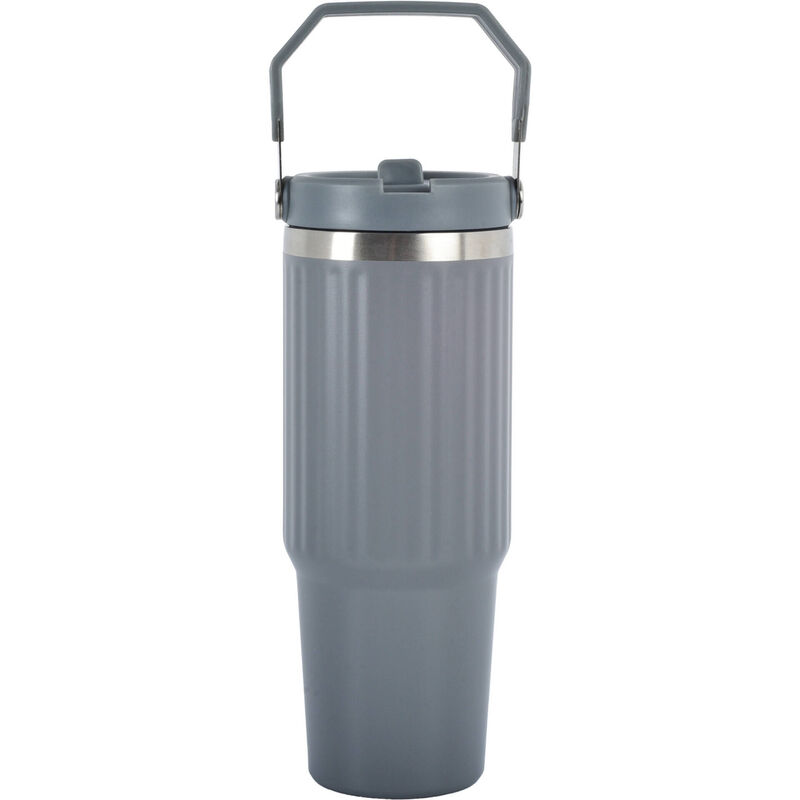 Garrafa Térmica 900ml Cinza Ceramic Colors Kasa