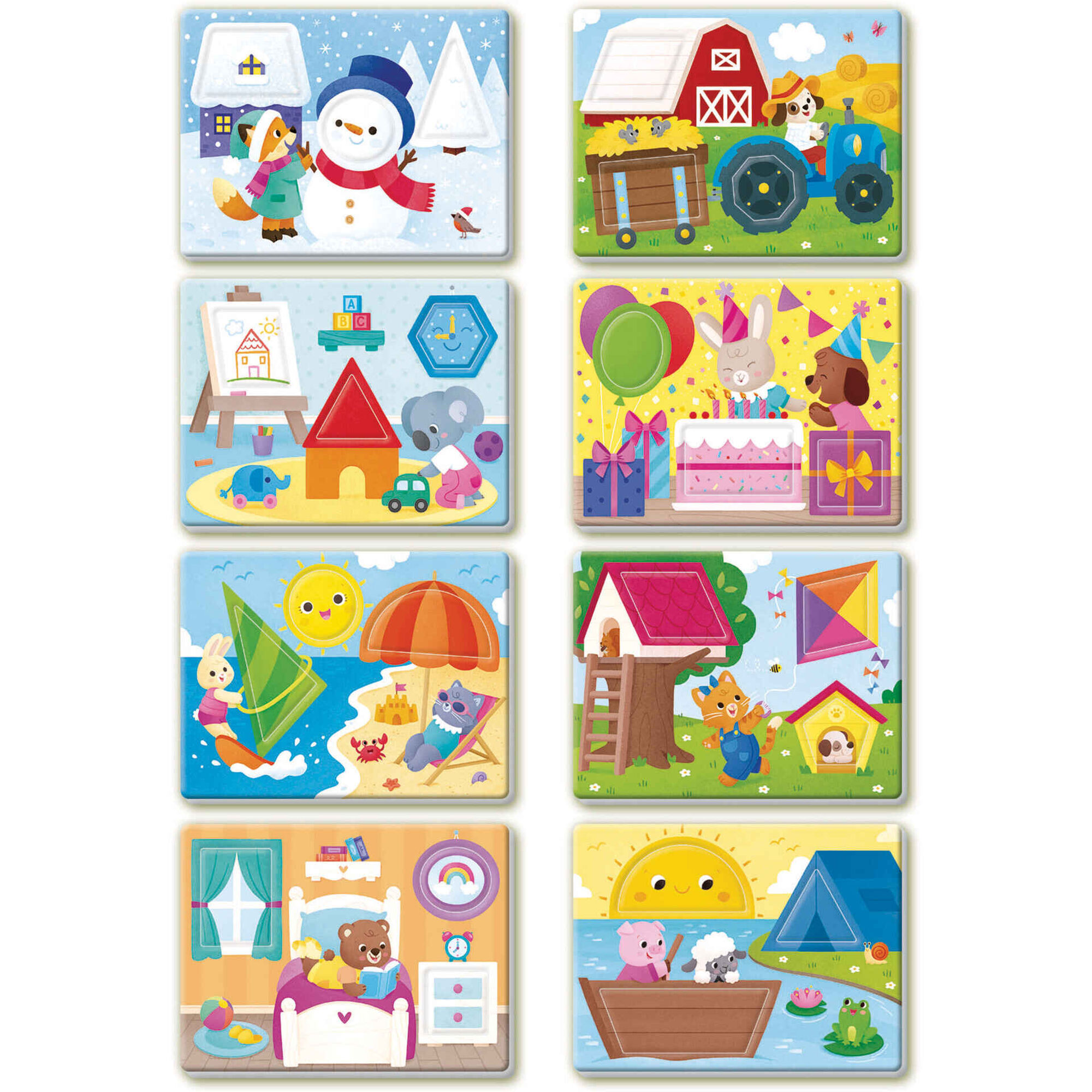 Jogo de Tabuleiro s Educativos Montessori 2 a 6 anos