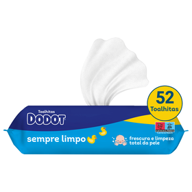 Toalhitas Beb&eacute; Azul Sempre Limpo Dodot