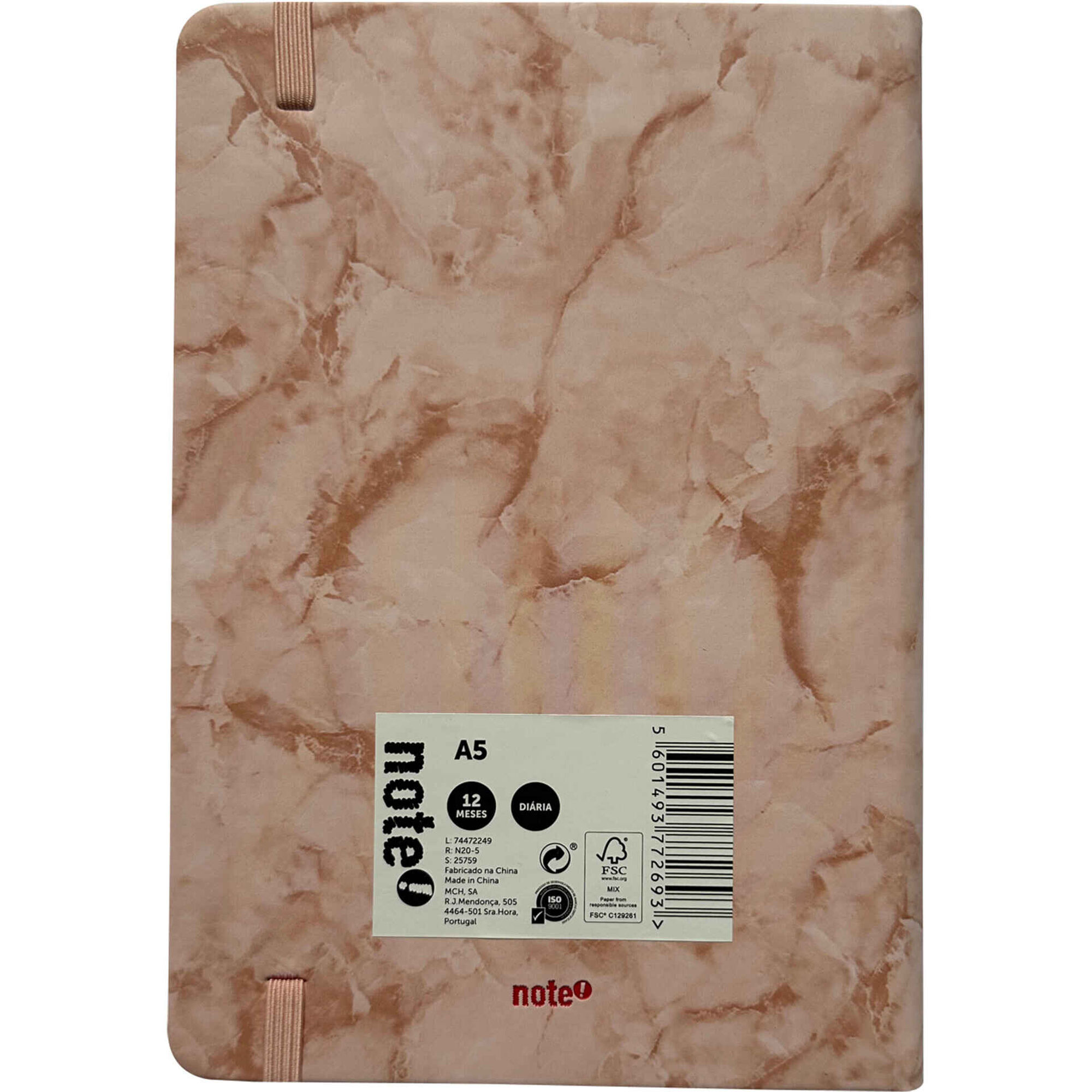 Agenda A5 2026 12 Meses (várias cores)