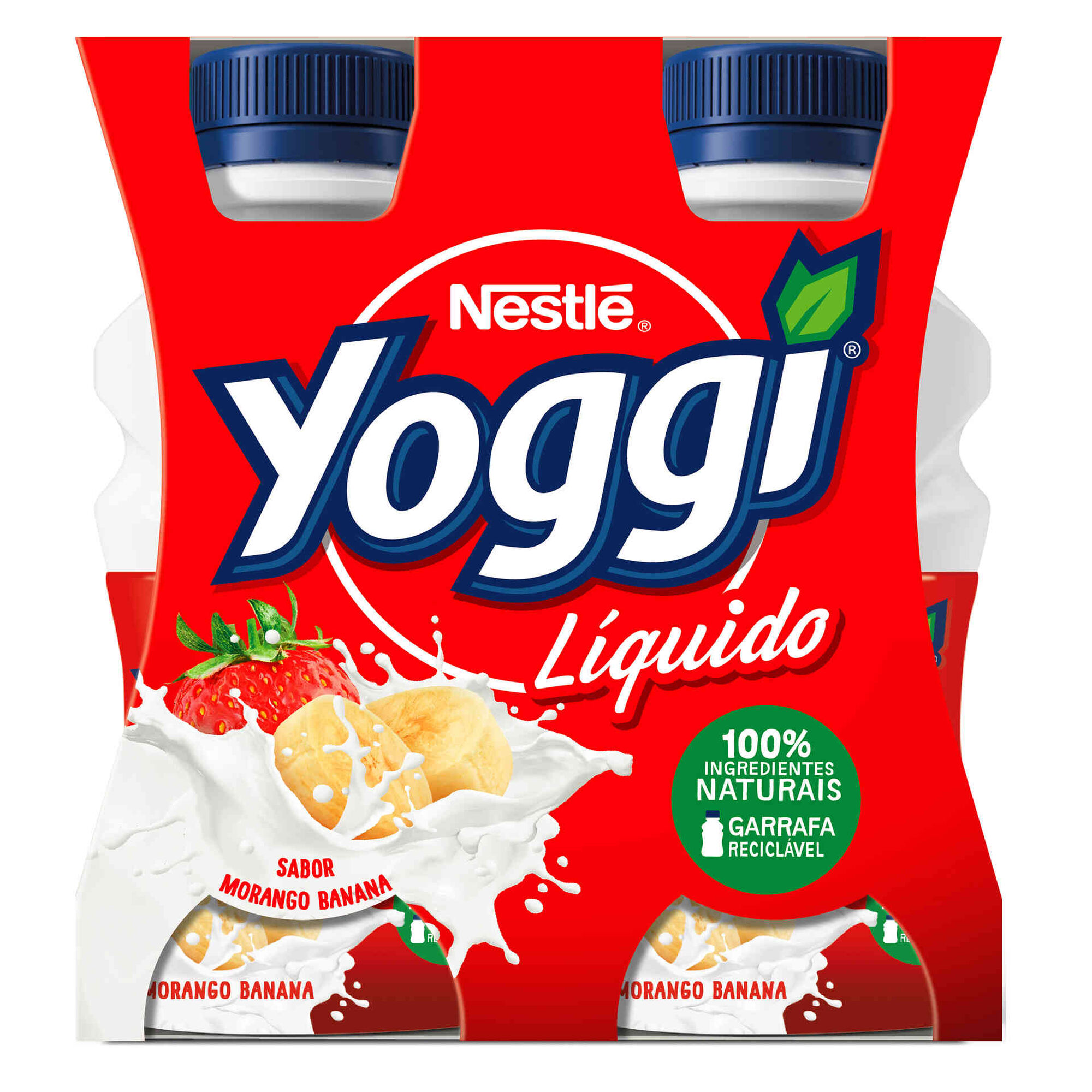 Iogurte Líquido Morango e Banana